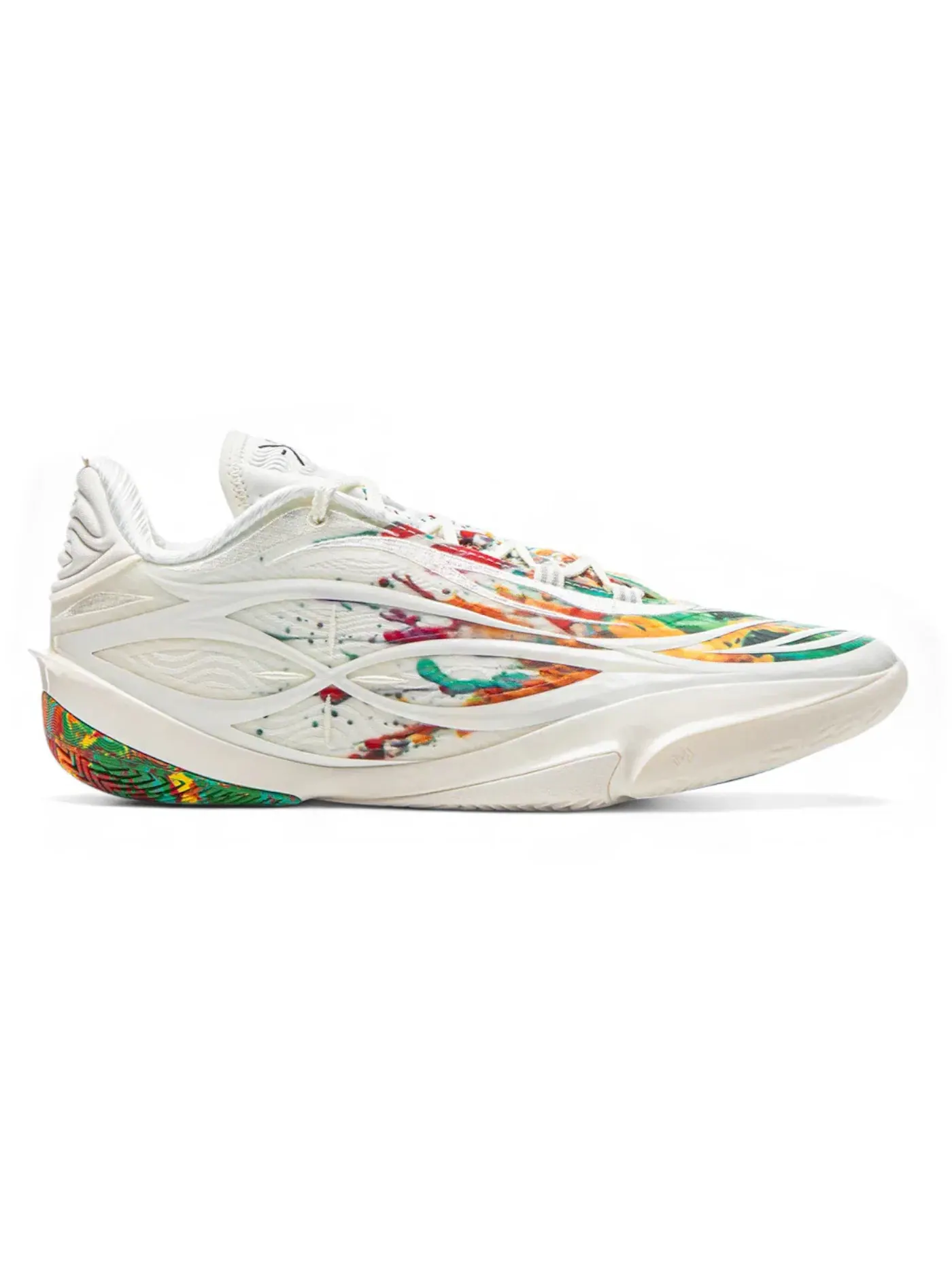 Мужские баскетбольные кроссовки с принтом Li-Ning Way Of Wade 808 5 Ultra V2 — изображение 1 из 1, белый/мульти