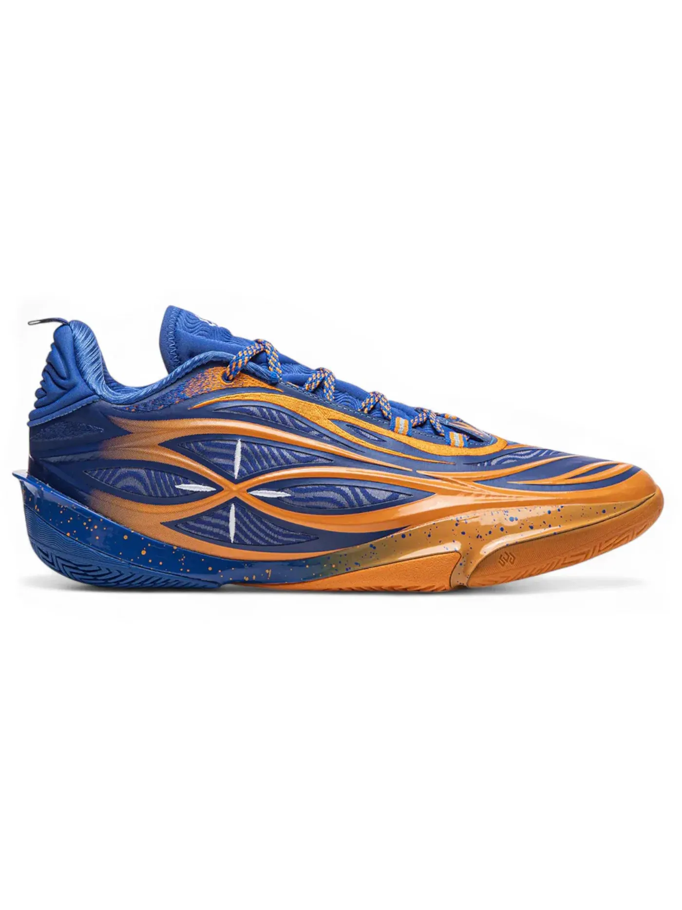 Мужские кроссовки для баскетбола Li-Ning Way Of Wade 808 5 Ultra V2 JayFlow — изображение 1 из 1, синий/оранжевый