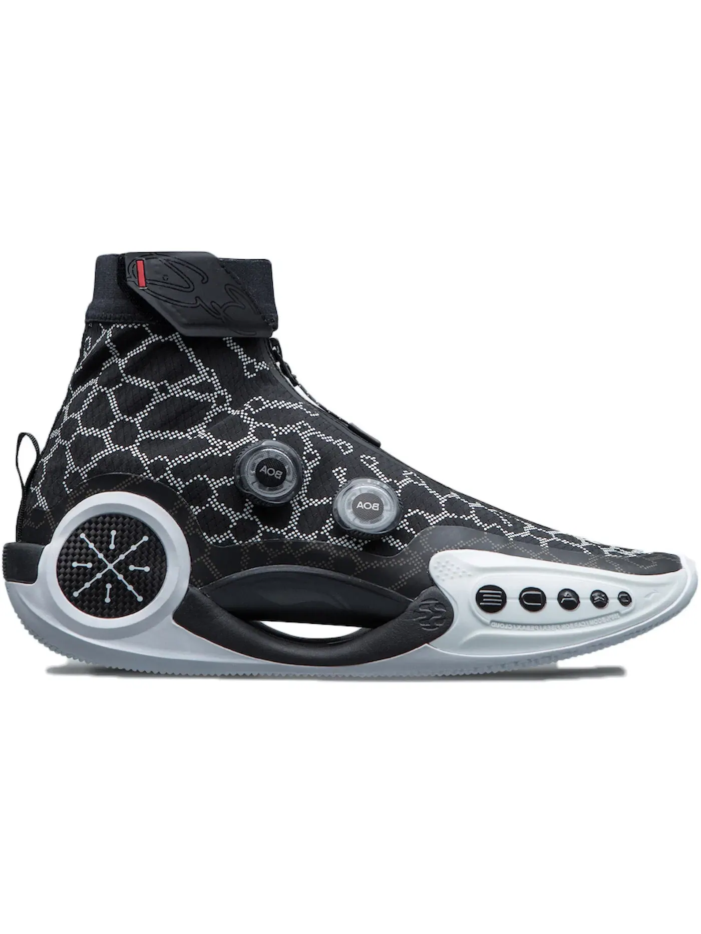 Мужские баскетбольные кроссовки Li-Ning Way Of Wade 9 — изображение 1 из 1, белый/черный-серый