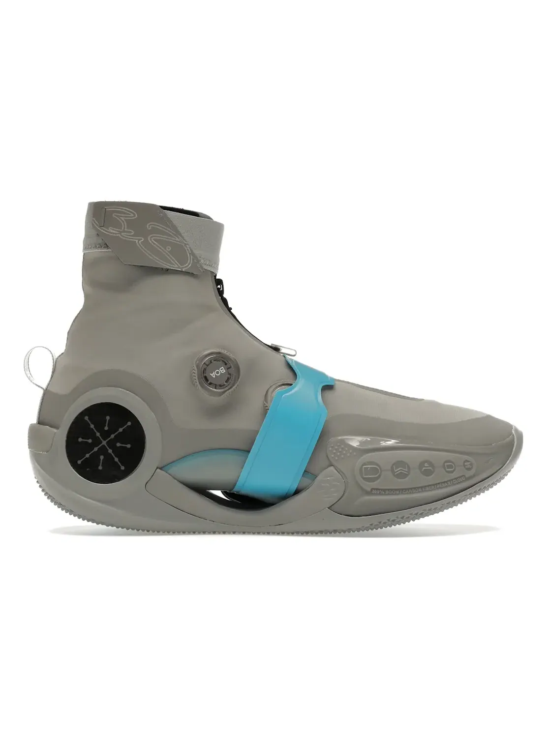 Мужские кроссовки для баскетбола Li-Ning Way of Wade 9 Infinity — изображение 1 из 4, серый/серый/голубой