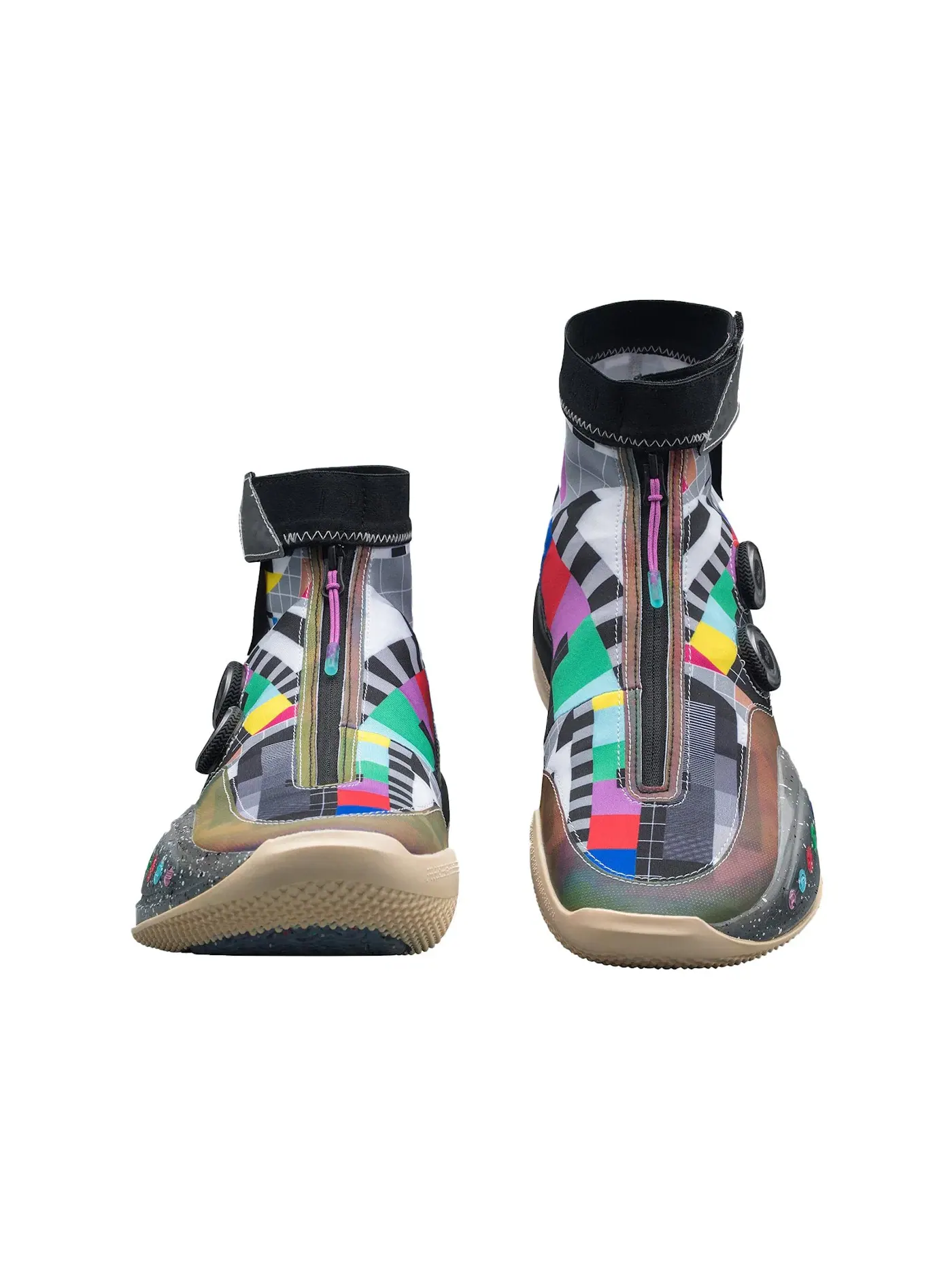 Мужские кроссовки для баскетбола Li-Ning Way of Wade 9 Infinity — изображение 2 из 2, черный/мульти-/бежевый