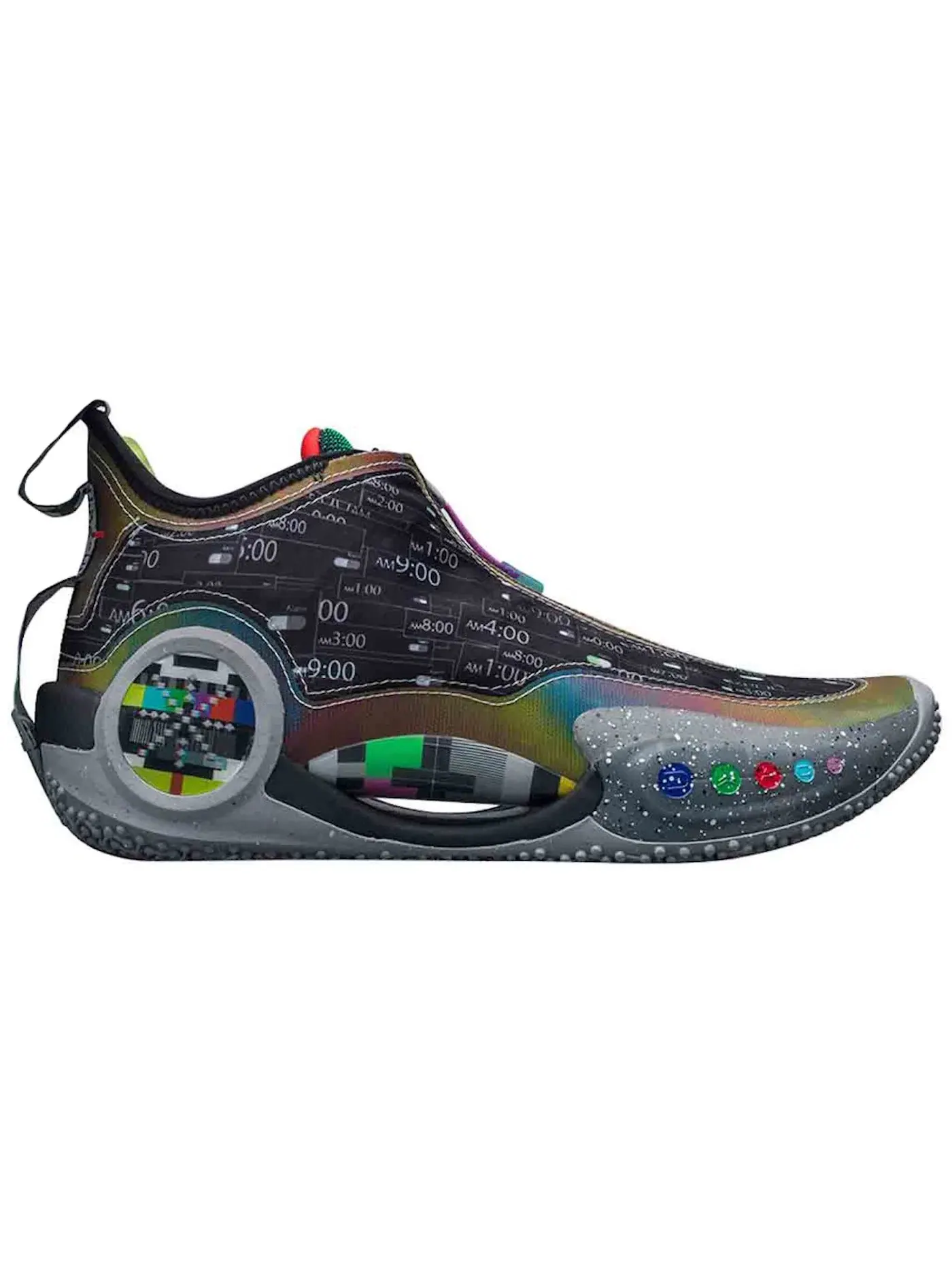 Мужские баскетбольные кроссовки с высокой посадкой Li-Ning Way of Wade 9 — изображение 1 из 2, черный/мульти-/серый