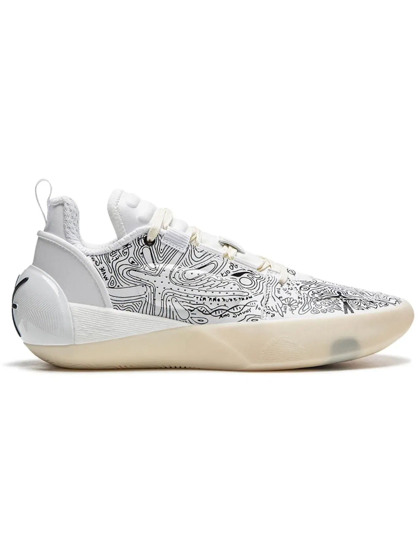 Мужские кроссовки для баскетбола Li-Ning Way of Wade All City 12 Encore — изображение 1 из 1, белый/черный