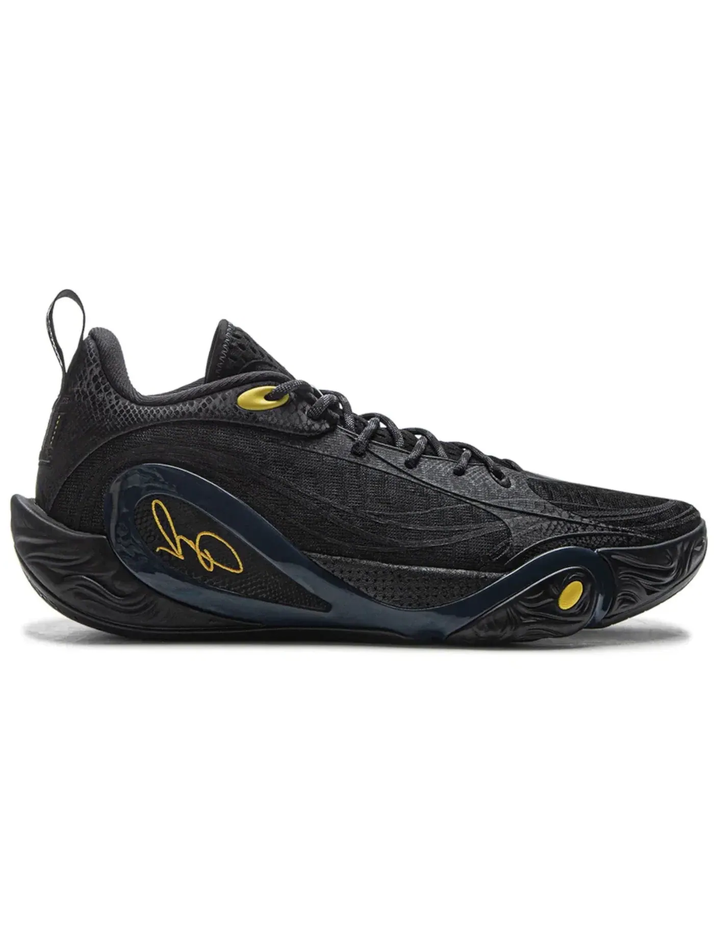 Мужские баскетбольные кроссовки с поддержкой Li-Ning Way of Wade D'Angelo Russell Dlo 1 The Mentor's Mark, черный/золотистый