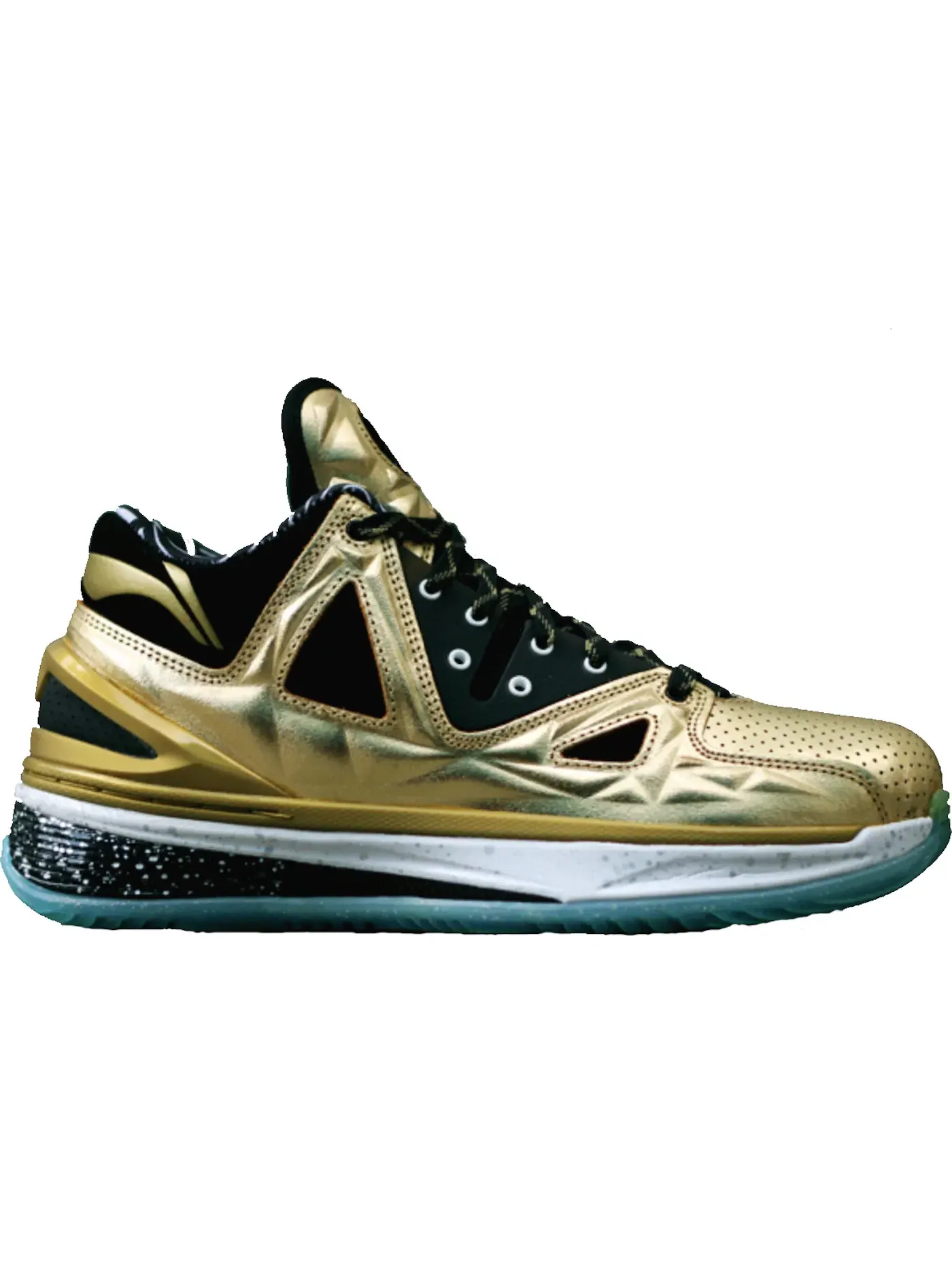 Мужские кроссовки для баскетбола Li-Ning Way of Wade 2.5 Encore Gold Rush — изображение 1 из 1, золотистый/черный
