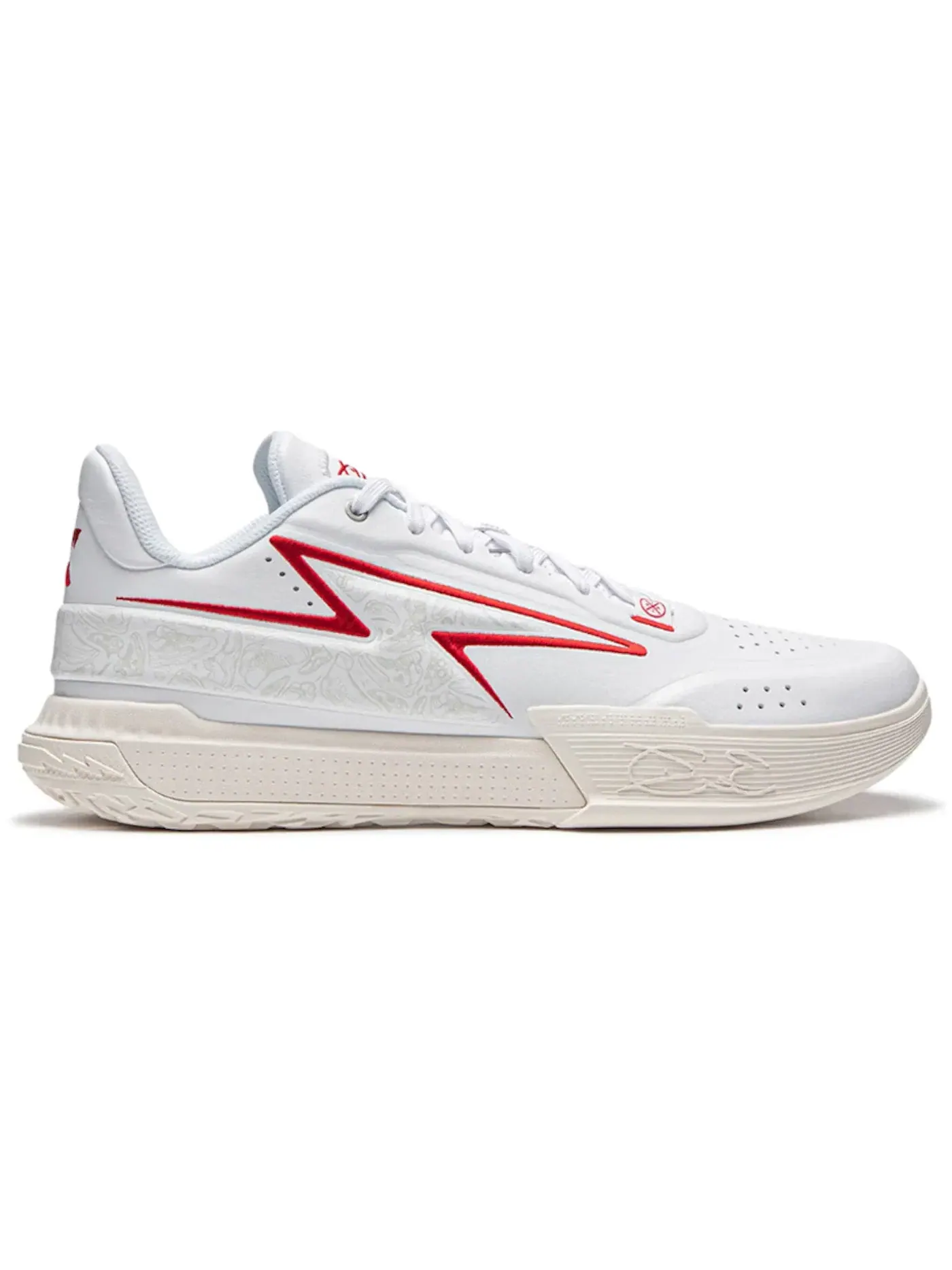 Мужские кроссовки для баскетбола Li-Ning Way of Wade Flash — изображение 1 из 1, белый/красный/кремовый