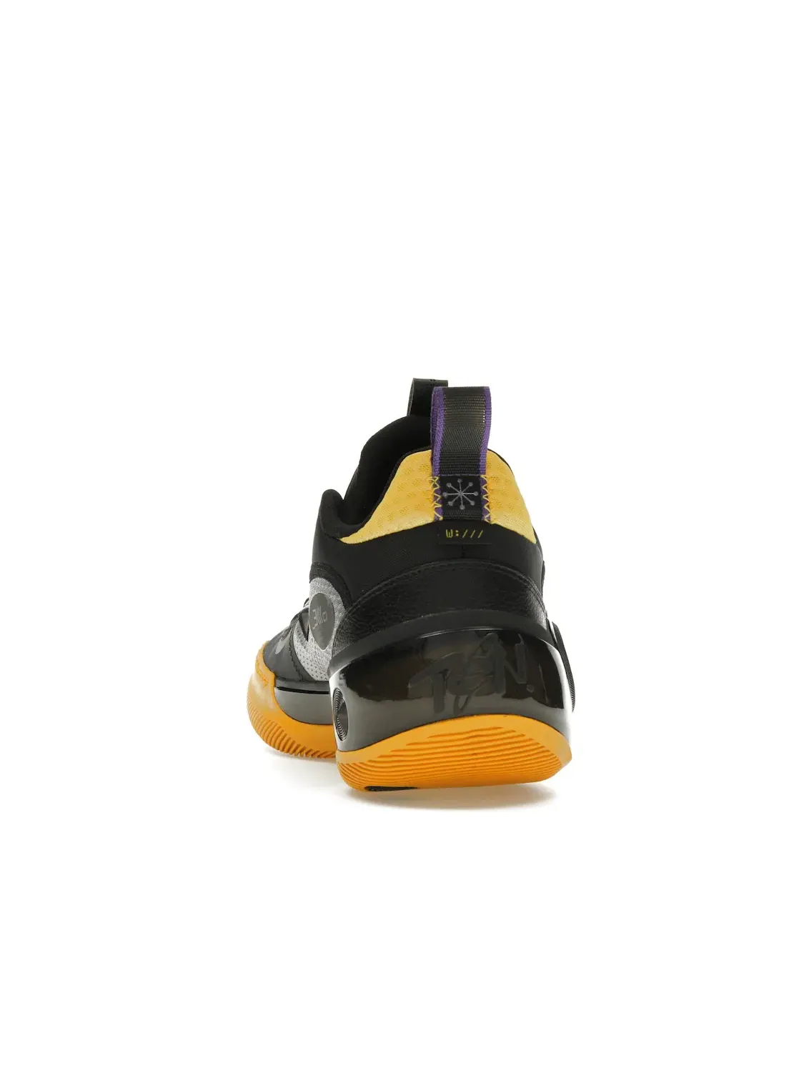 Мужские кроссовки для баскетбола Li-Ning Way of Wade Low 10 — изображение 4 из 4, черный/желтый/фиолетовый