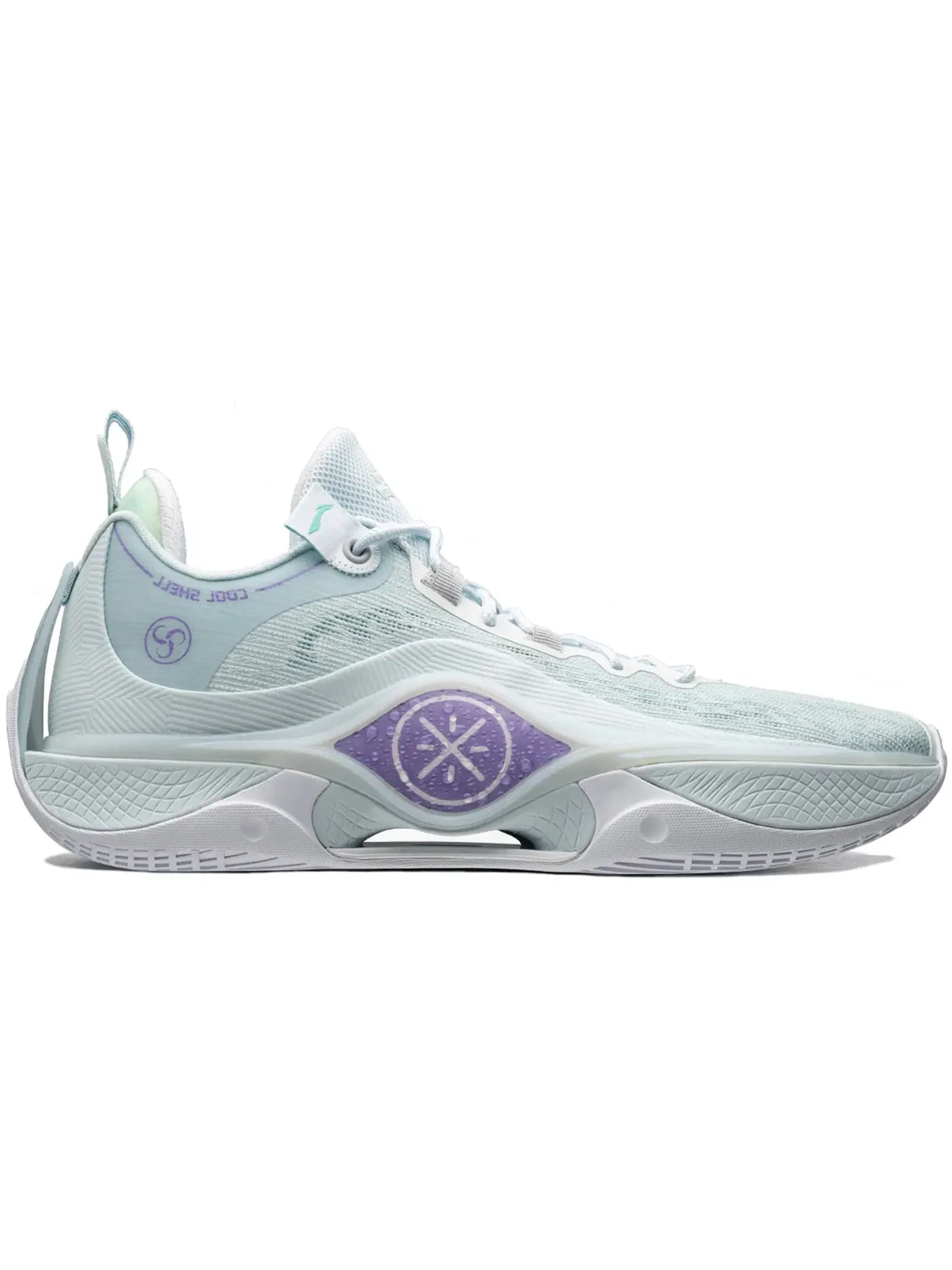 Мужские кроссовки для баскетбола Li-Ning Way Of Wade Shadow 5 V2 — изображение 1 из 1, светлый синий белый