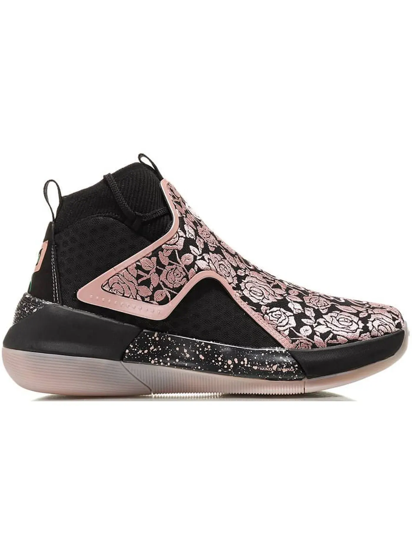 Мужские баскетбольные кроссовки Li-Ning Yushuai 12 — изображение 1 из 1, розовый/черный