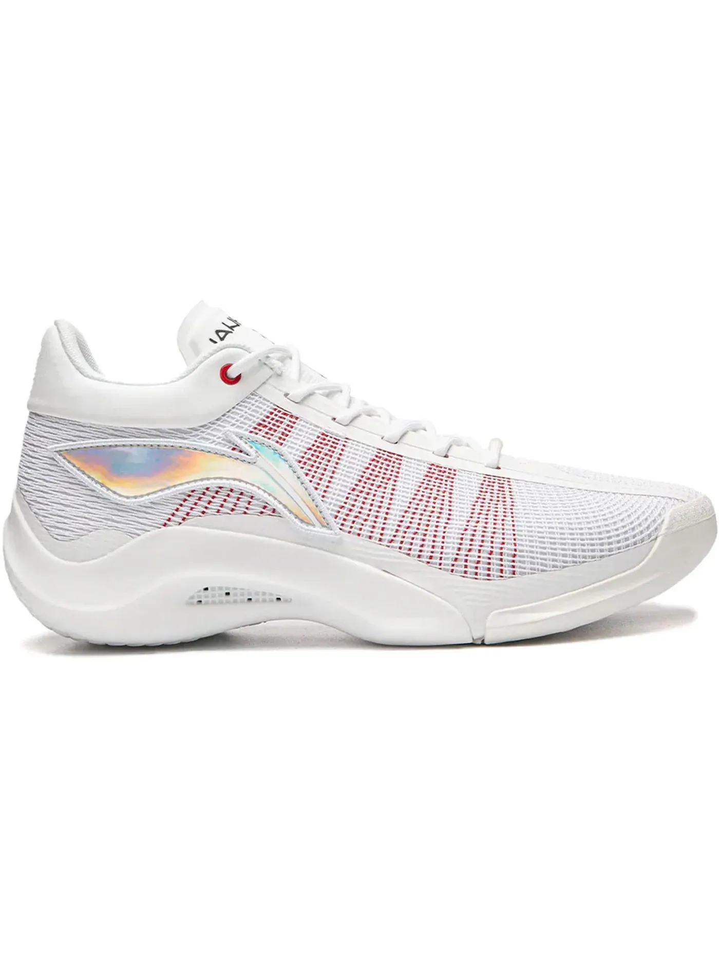 Мужские баскетбольные кроссовки с высокой посадкой Li-Ning Yushuai 20 — изображение 1 из 1, белый/красный
