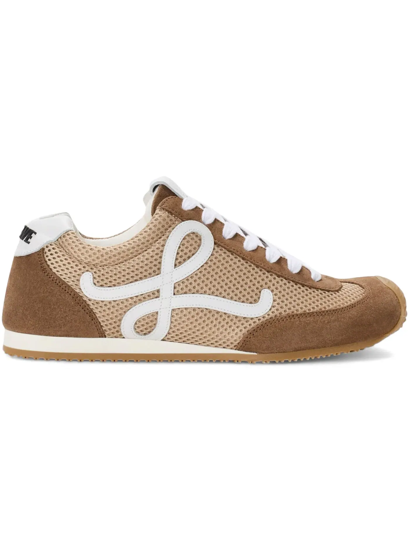 Женские кроссовки с принтом LOEWE Ballet Runner 2.0 LOEWE — изображение 1 из 1, бежевый/белый/коричневый