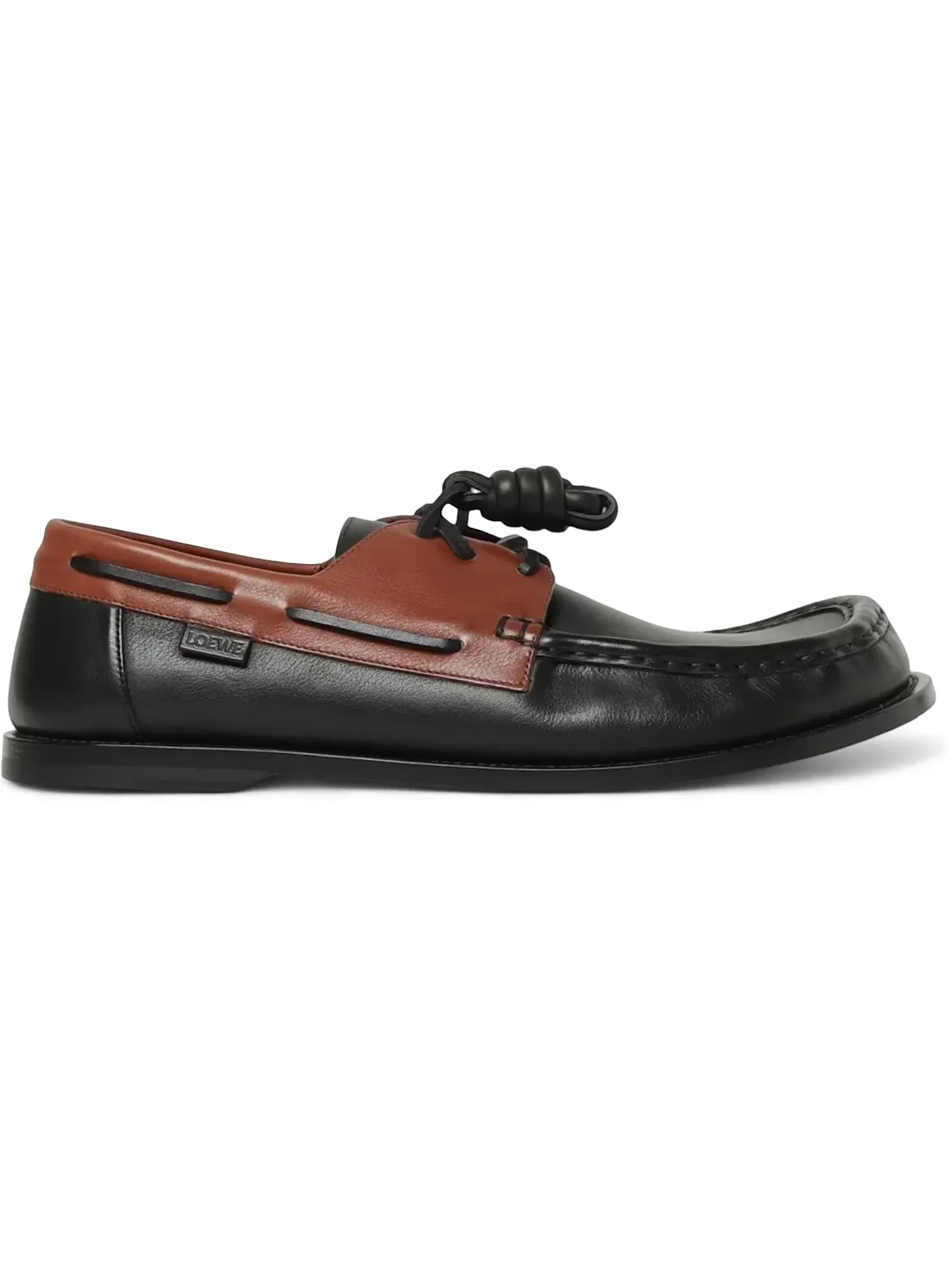 Мужские лоферы Campo Boat Shoe LOEWE — изображение 1 из 1, темный/черный
