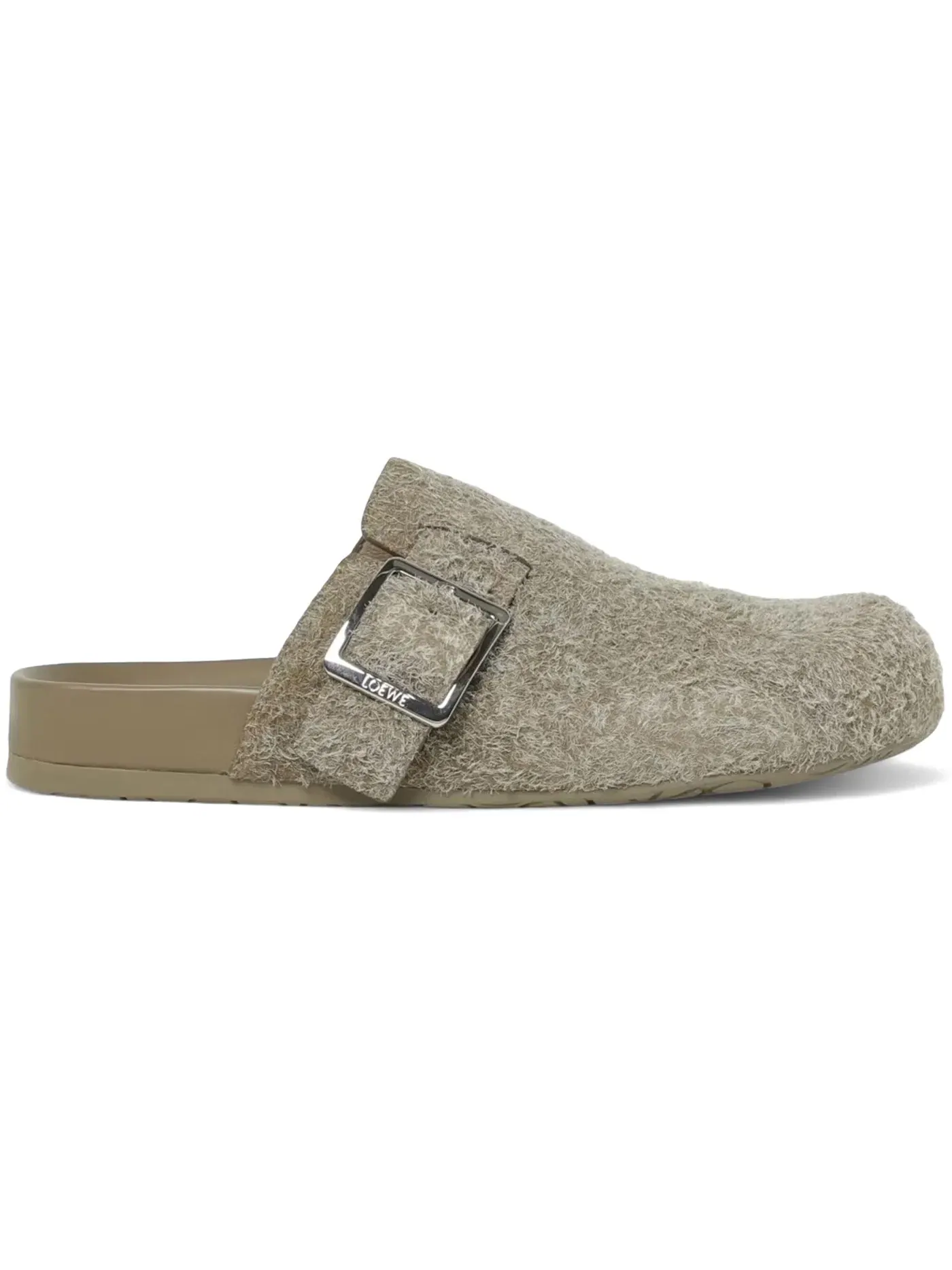 Мужские шлепанцы LOEWE Ease Buckle Mule — изображение 1 из 1, хаки