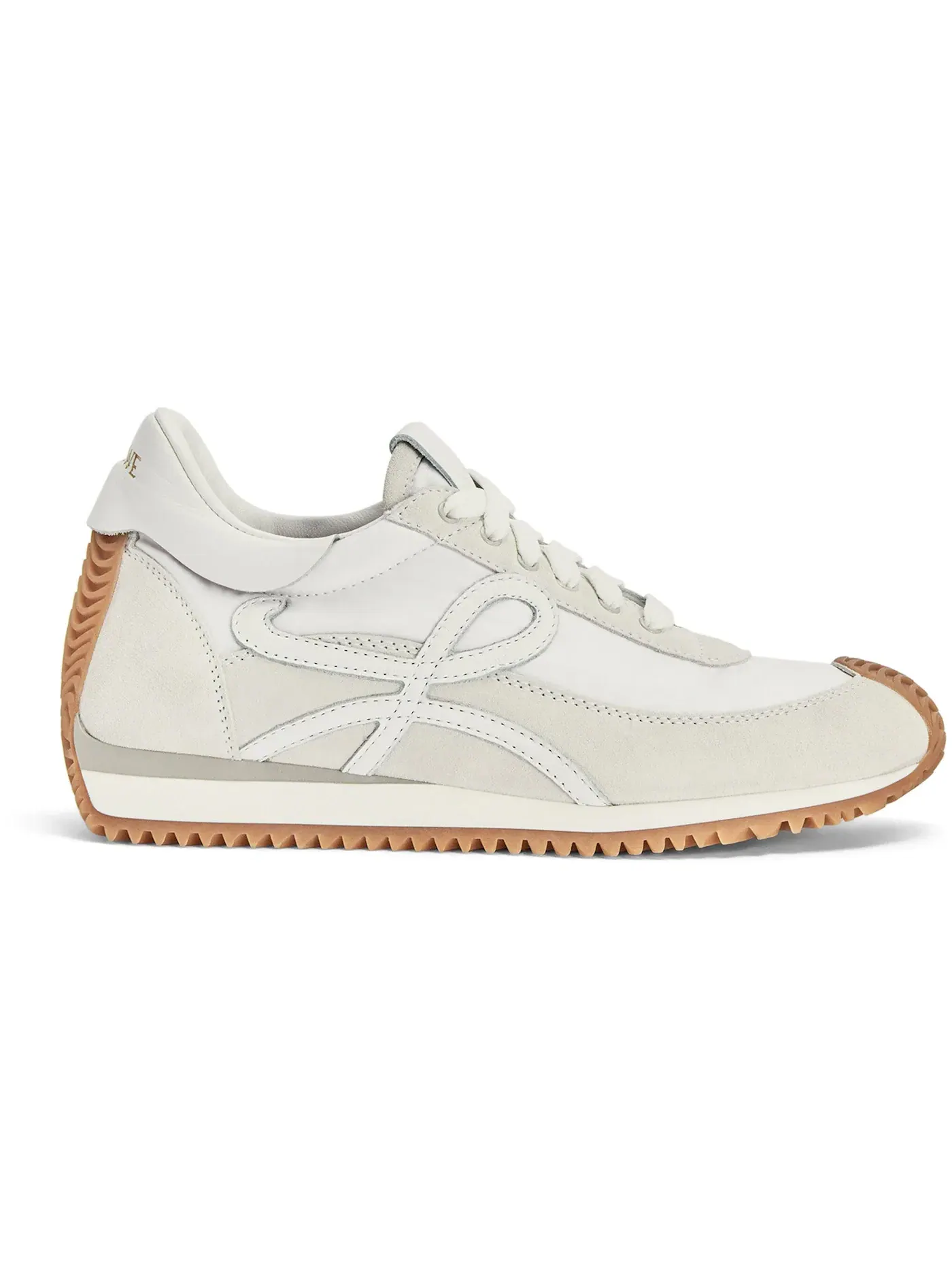 Женские кроссовки с замшей LOEWE LOEWE Flow Runner — изображение 1 из 1, белый