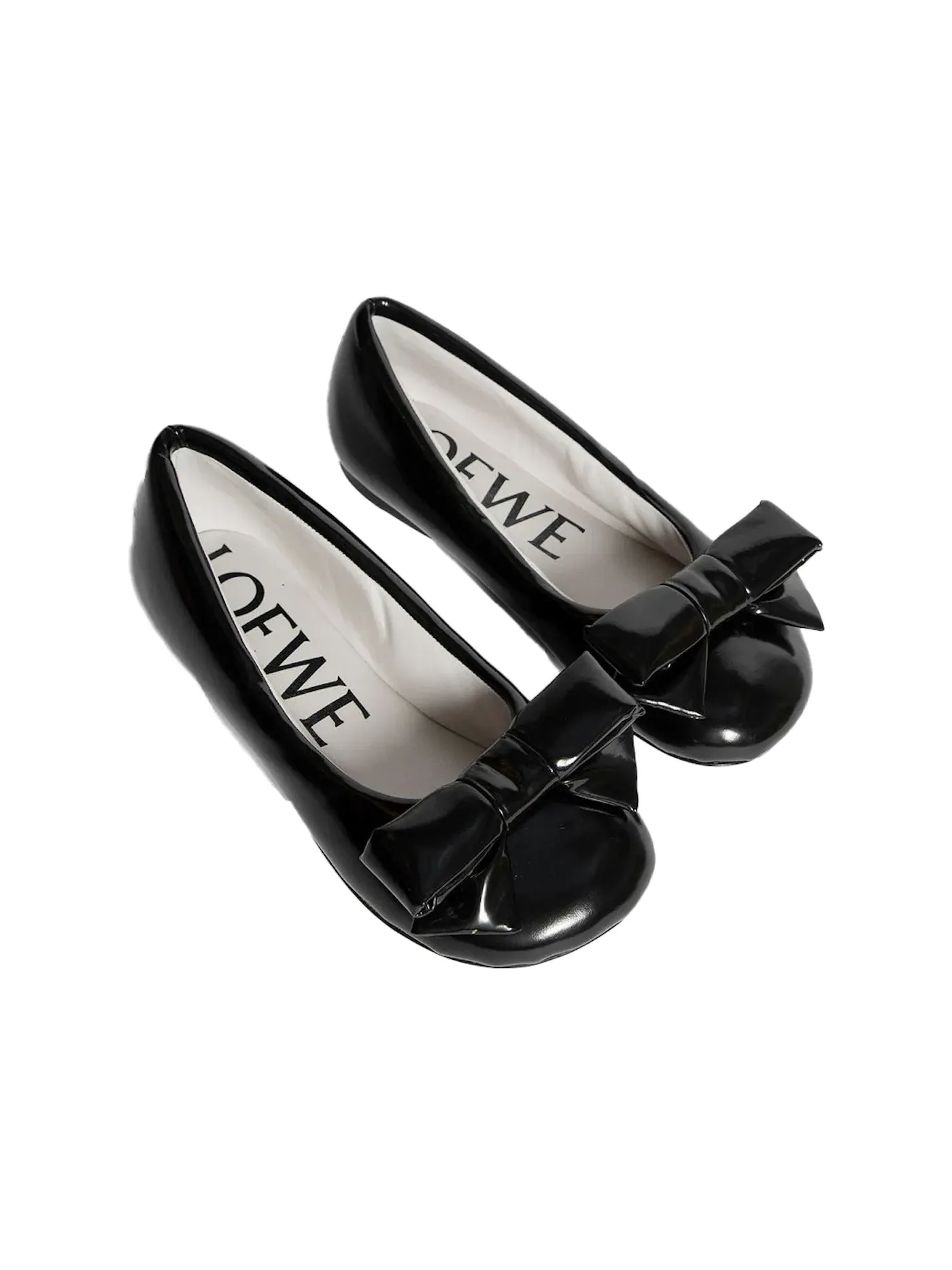 Женские балетки Puffy Ballerinas Flats LOEWE — изображение 2 из 2, черный