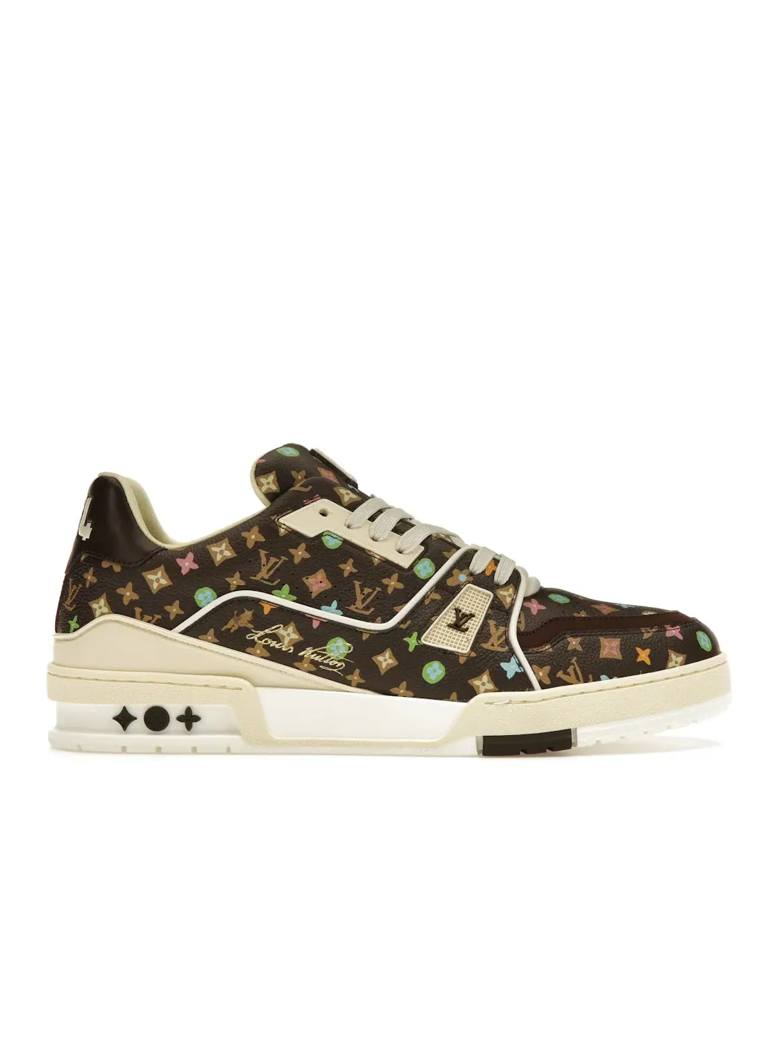 Мужские кроссовки с принтом Louis Vuitton by Tyler, the Creator LV Trainer Louis Vuitton — изображение 1 из 4, мульти