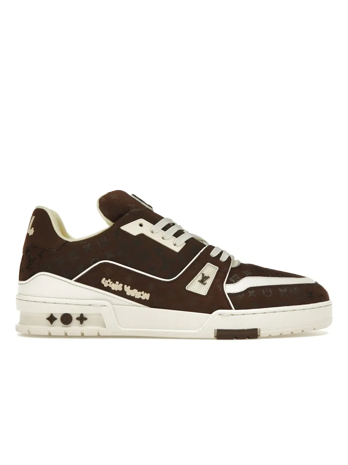 Мужские кроссовки с принтом Louis Vuitton by Tyler, the Creator LV Trainer Louis Vuitton — изображение 1 из 4, белый