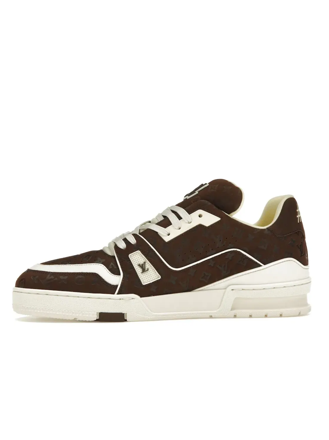 Мужские кроссовки с принтом Louis Vuitton by Tyler, the Creator LV Trainer Louis Vuitton — изображение 3 из 4, белый