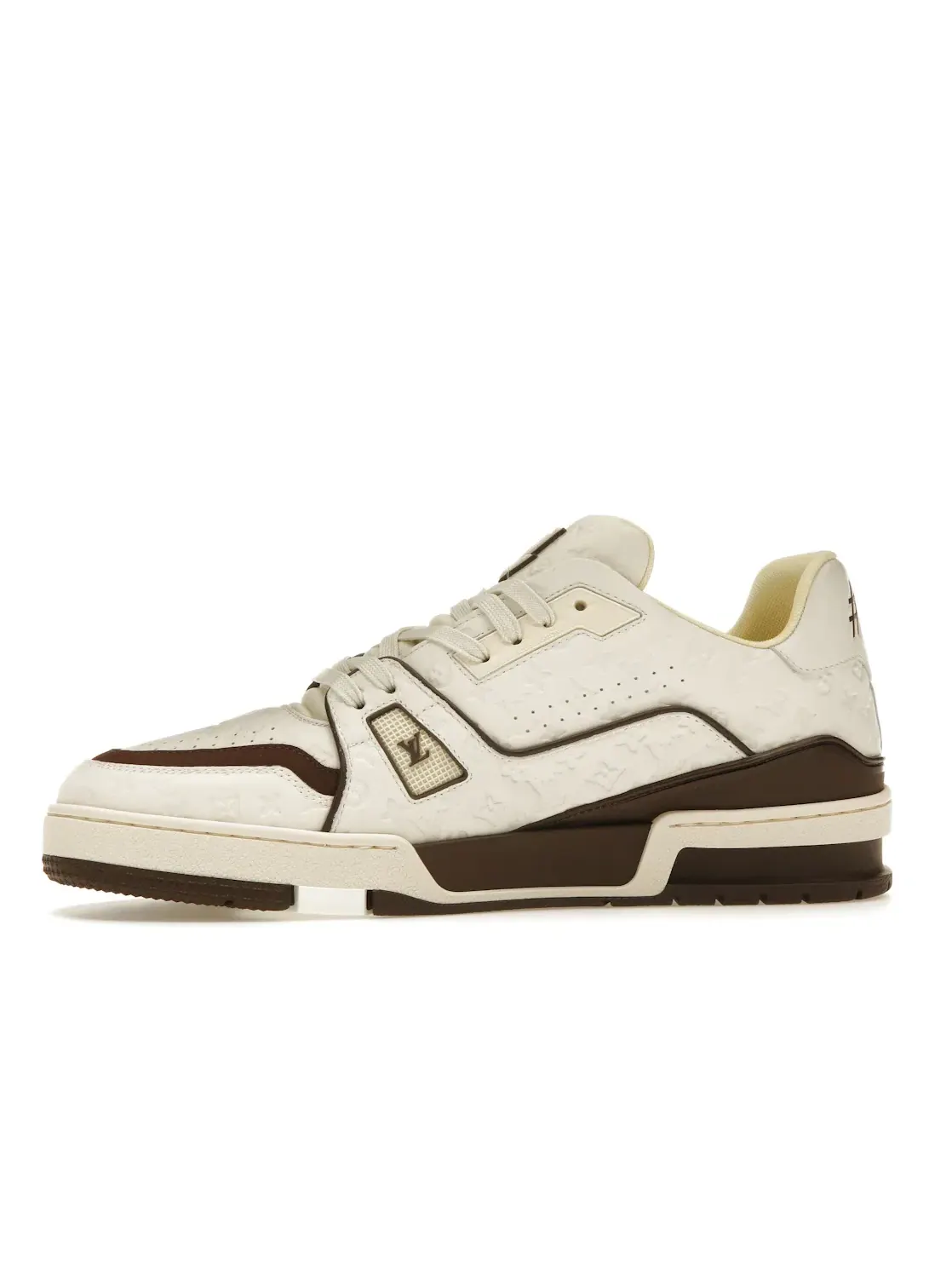 Мужские кроссовки с принтом Louis Vuitton by Tyler, the Creator LV Trainer Louis Vuitton — изображение 3 из 4, белый