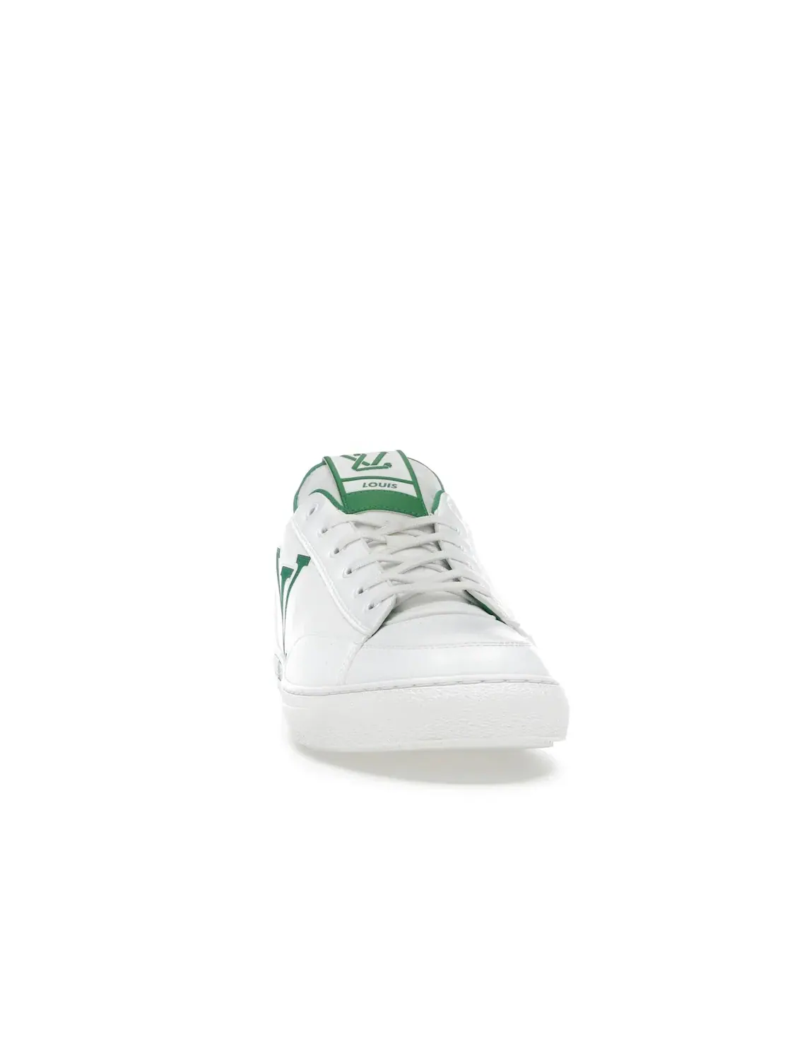 Мужские кроссовки с контрастной отделкой Louis Vuitton Charlie Sneaker — изображение 2 из 4, белый зеленый
