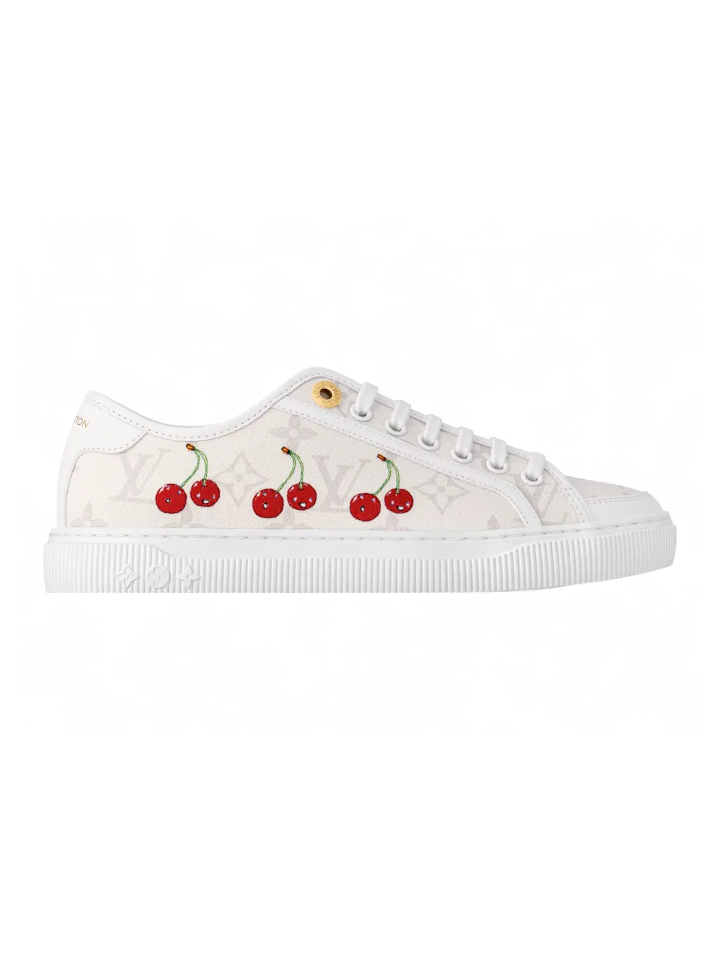 Женские кроссовки с принтом Louis Vuitton Cherry LV Lagoon Sneaker Louis Vuitton — изображение 1 из 3, белый