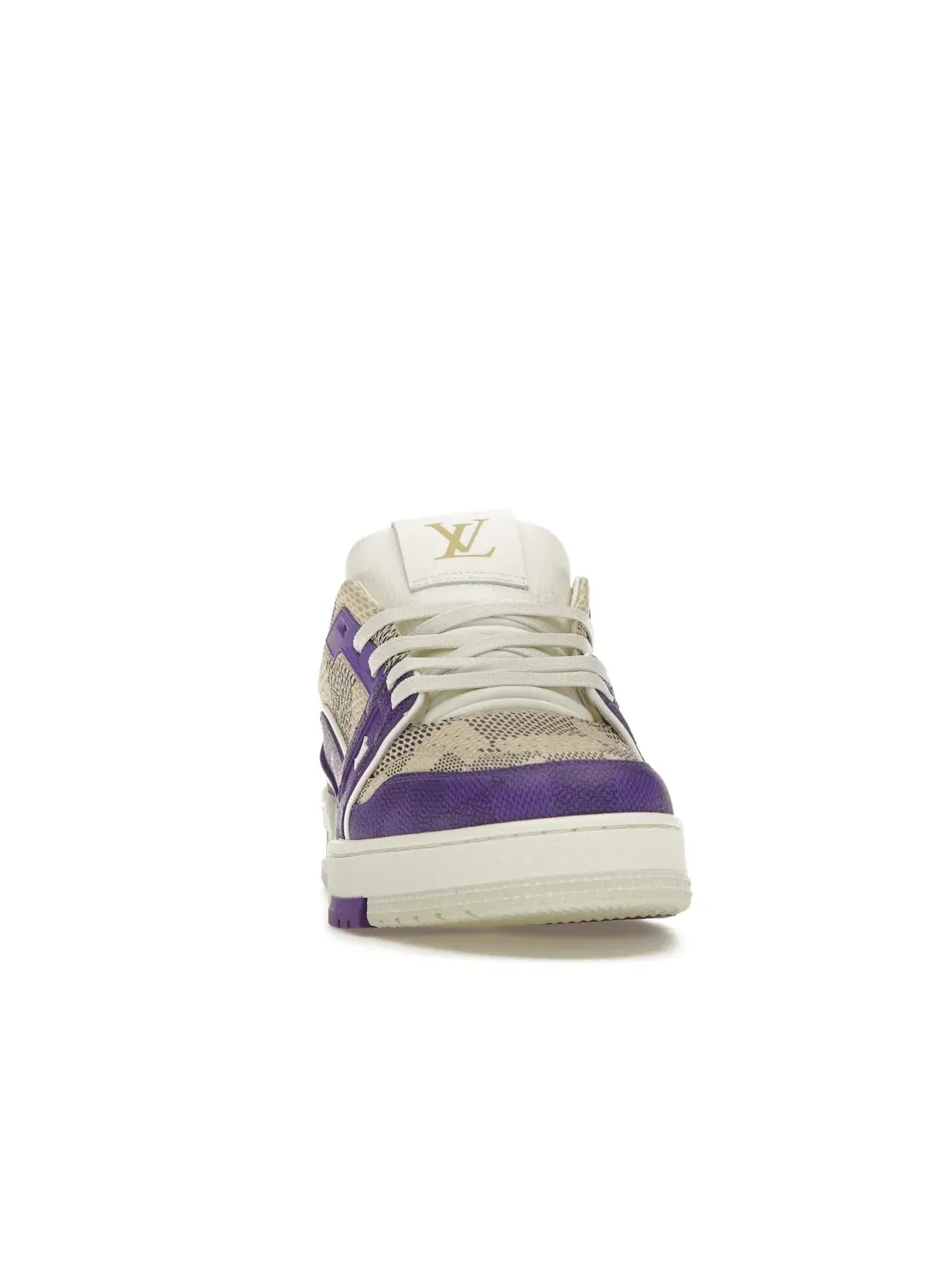 Мужские кроссовки с принтом Louis Vuitton Damier LV Trainer Louis Vuitton — изображение 2 из 4, фиолетовый