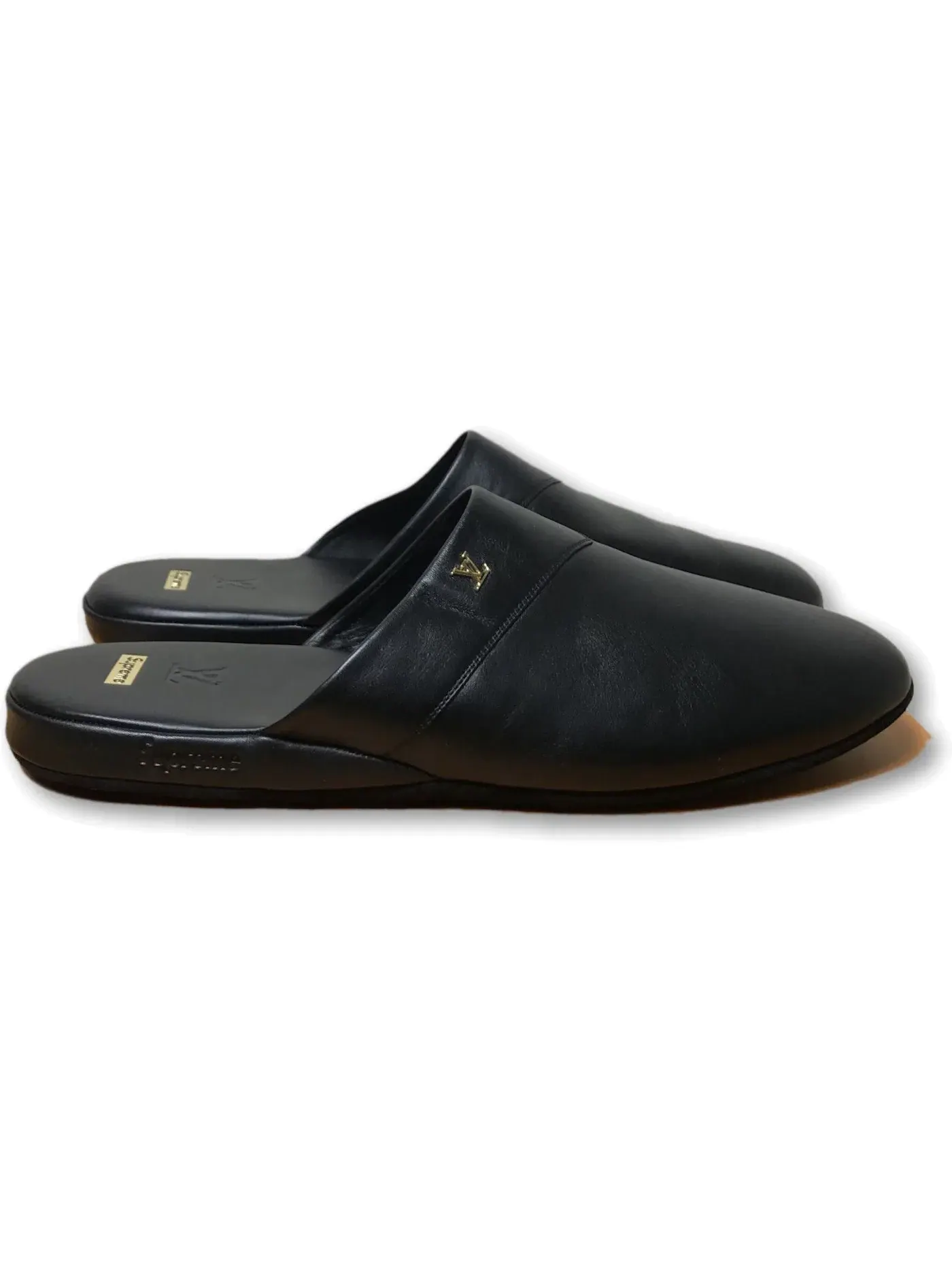 Мужские тапочки Hugh Slipper Louis Vuitton — изображение 1 из 1, черный