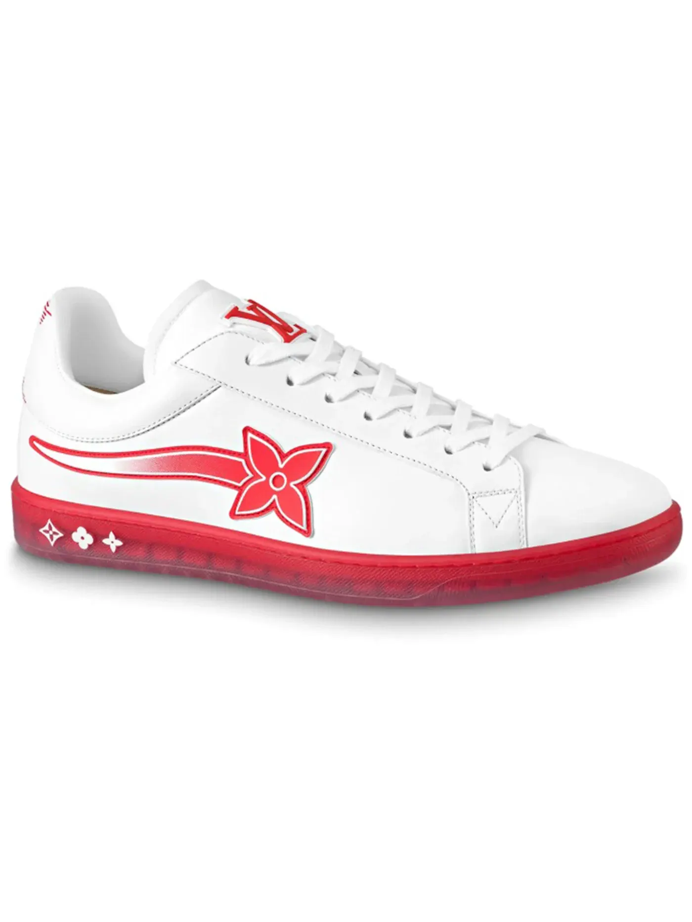 Мужские кроссовки Louis Vuitton Luxembourg Samothrace Sneaker — изображение 1 из 1, белый/красный