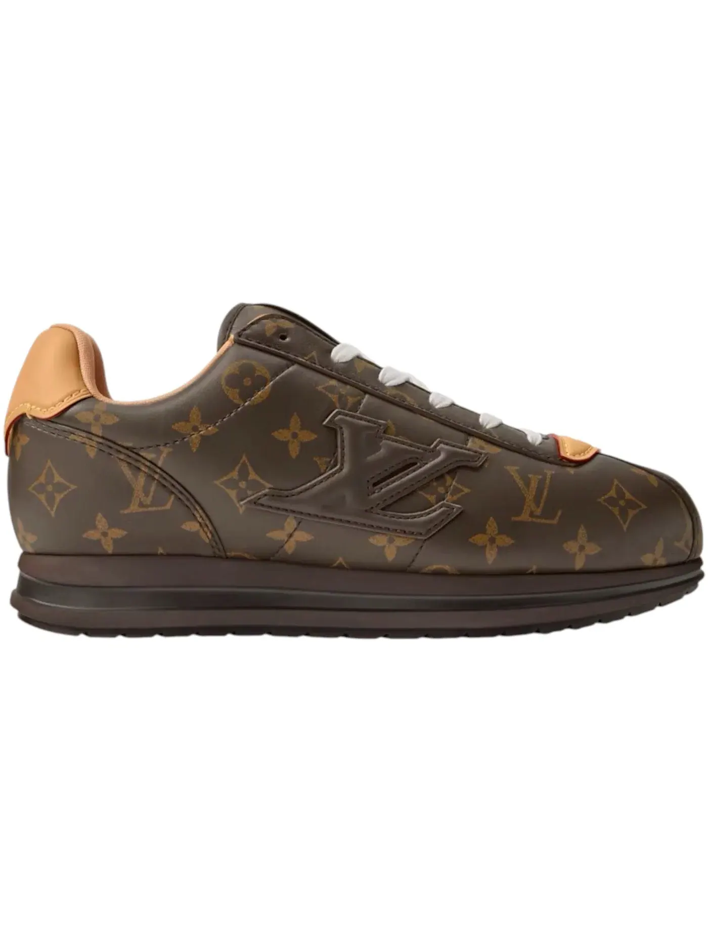 Женские кроссовки с монограммой Louis Vuitton LV Buttersoft Louis Vuitton — изображение 1 из 1, коричневый/бежевый