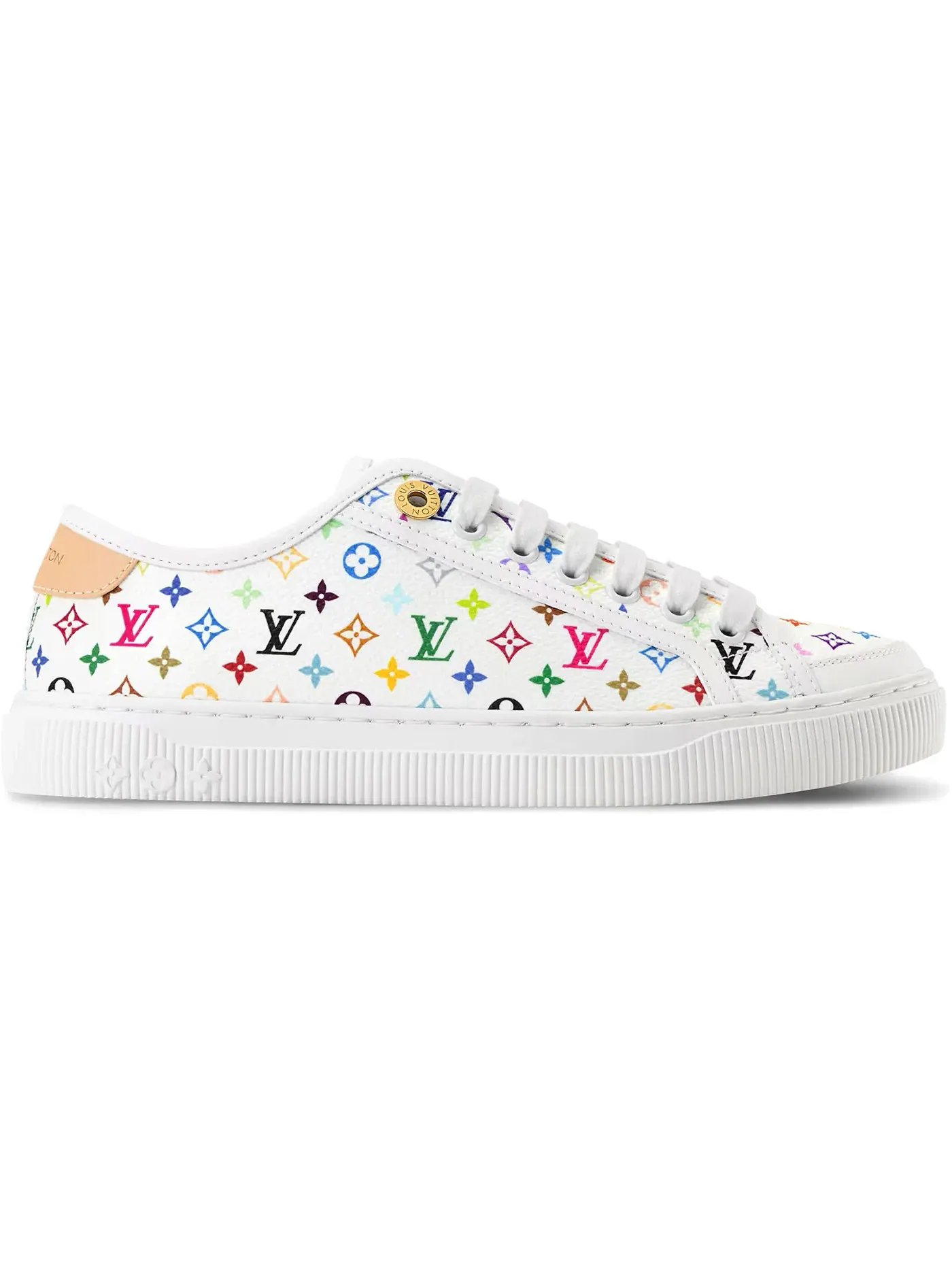 Женские кроссовки с принтом Louis Vuitton LV Lagoon Sneaker Takashi Murakami Louis Vuitton — изображение 1 из 1, белый