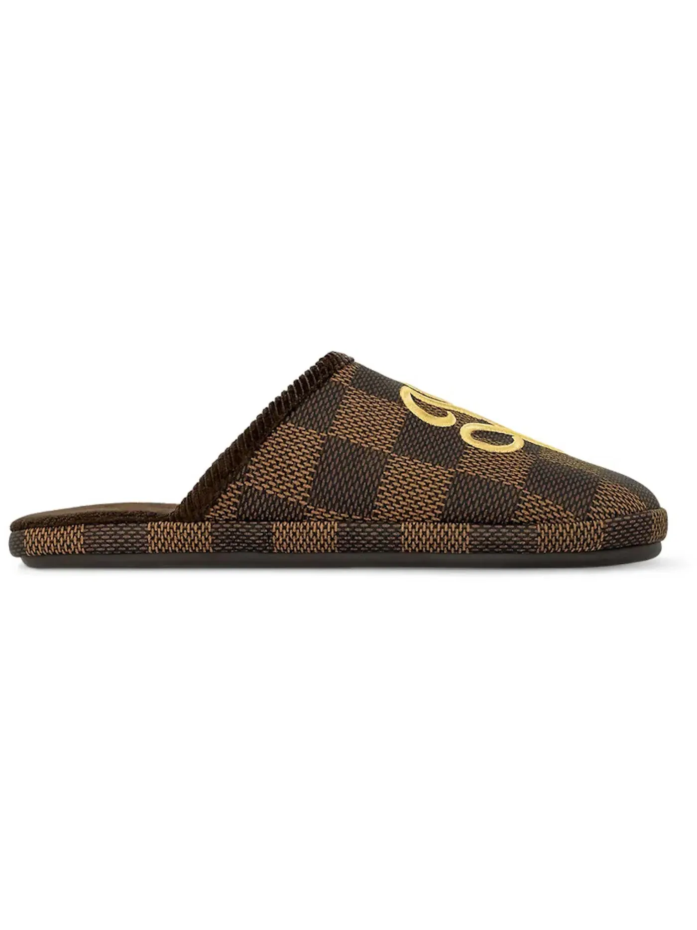 Мужские шлепанцы с принтом Louis Vuitton LV Palace Slipper Damier Pop Louis Vuitton, Ebene — изображение 1 из 2