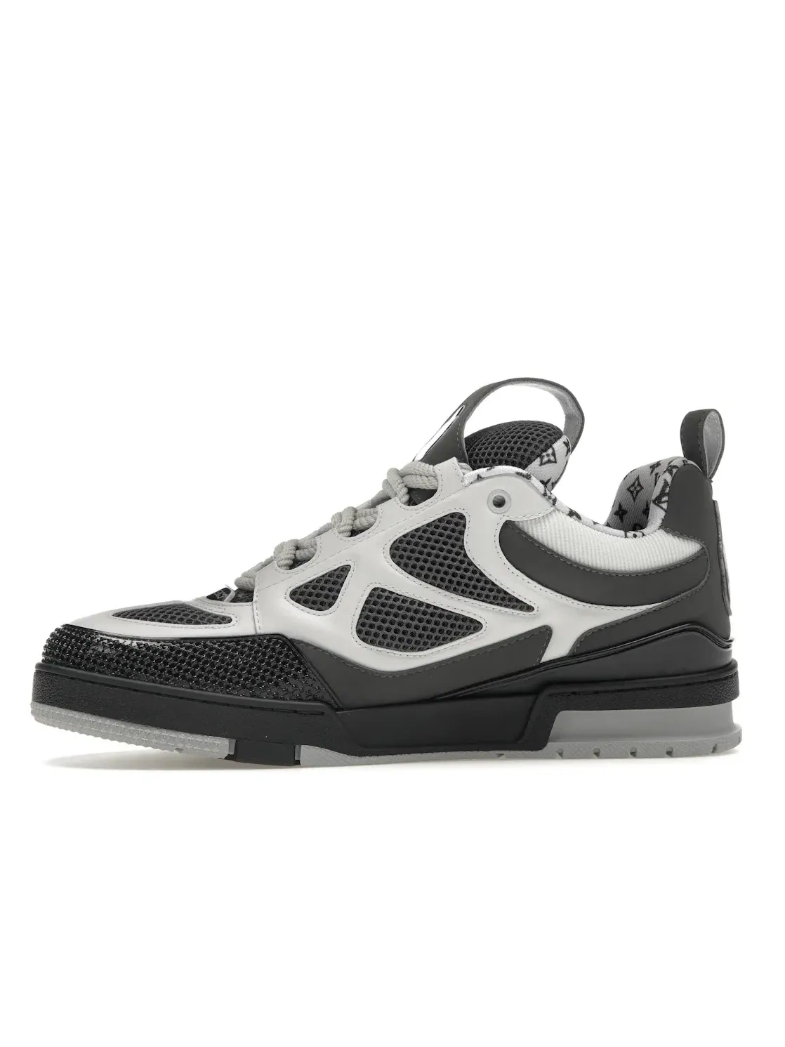 Мужские кроссовки Louis Vuitton LV Skate Sneaker — изображение 3 из 4, серый/белый