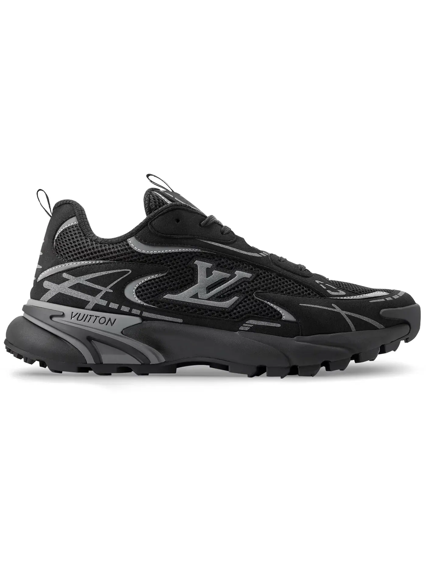 Мужские кроссовки Louis Vuitton LV Tatic Runner — изображение 1 из 1, черный