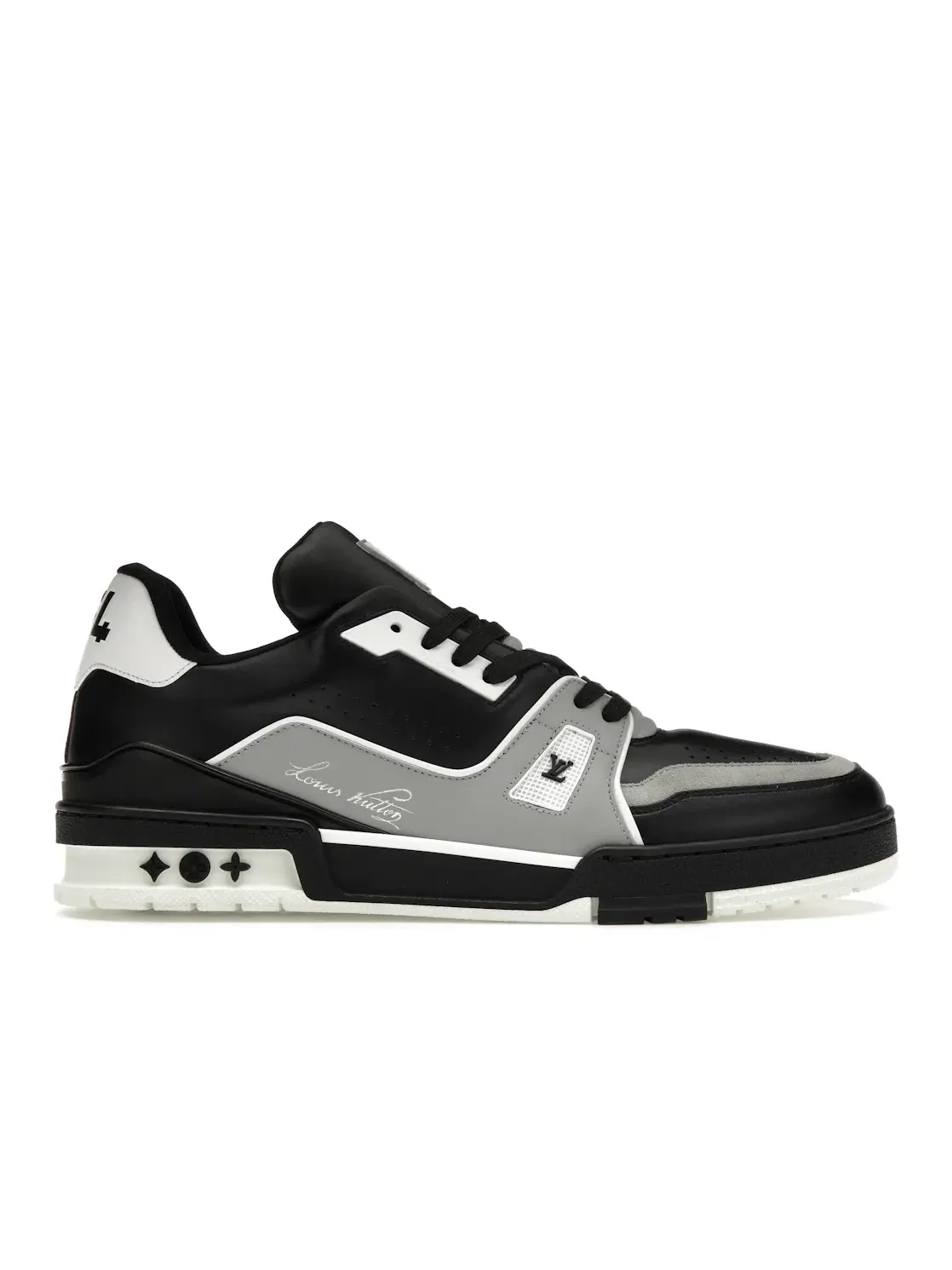 Мужские кроссовки LV Trainer Louis Vuitton — изображение 1 из 4, черный/серый/белый