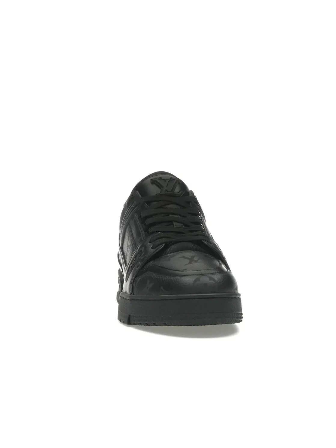 Кроссовки женские мужские Louis Vuitton LV Trainer — изображение 2 из 4, черный/черный