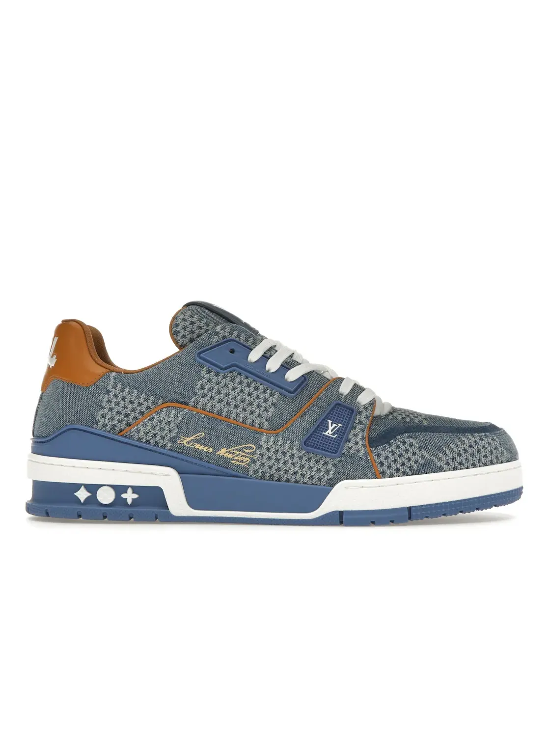 Мужские кроссовки с принтом Louis Vuitton LV Trainer Louis Vuitton — изображение 1 из 4