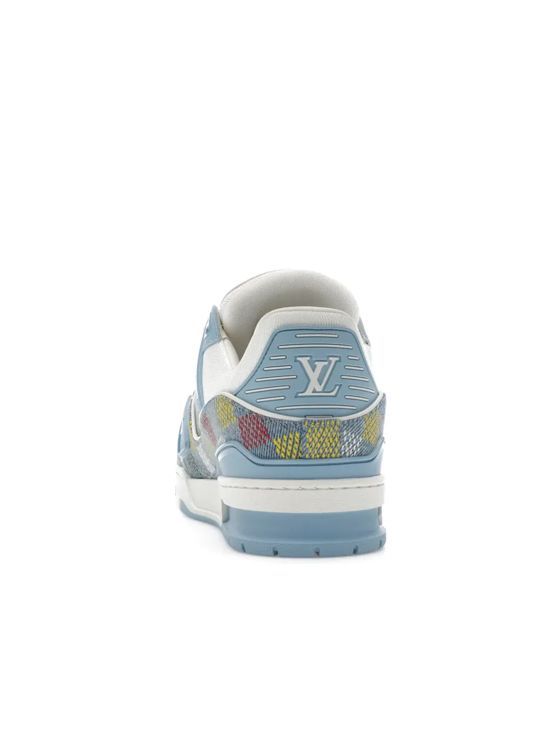 Кроссовки с принтом Louis Vuitton LV Trainer — изображение 4 из 4, синий/мульти