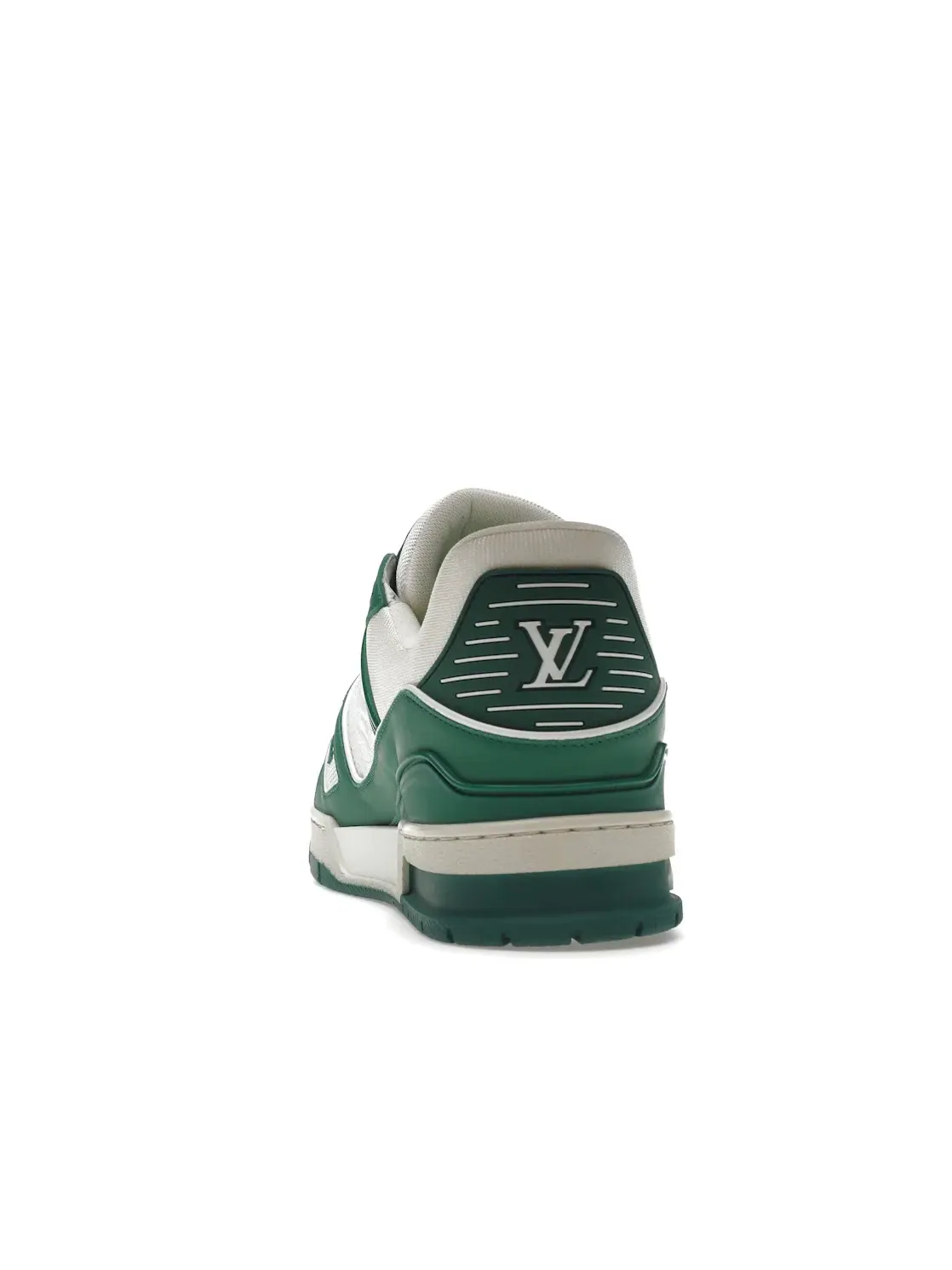 Мужские кроссовки с принтом Louis Vuitton LV Trainer — изображение 4 из 4, зеленый/белый