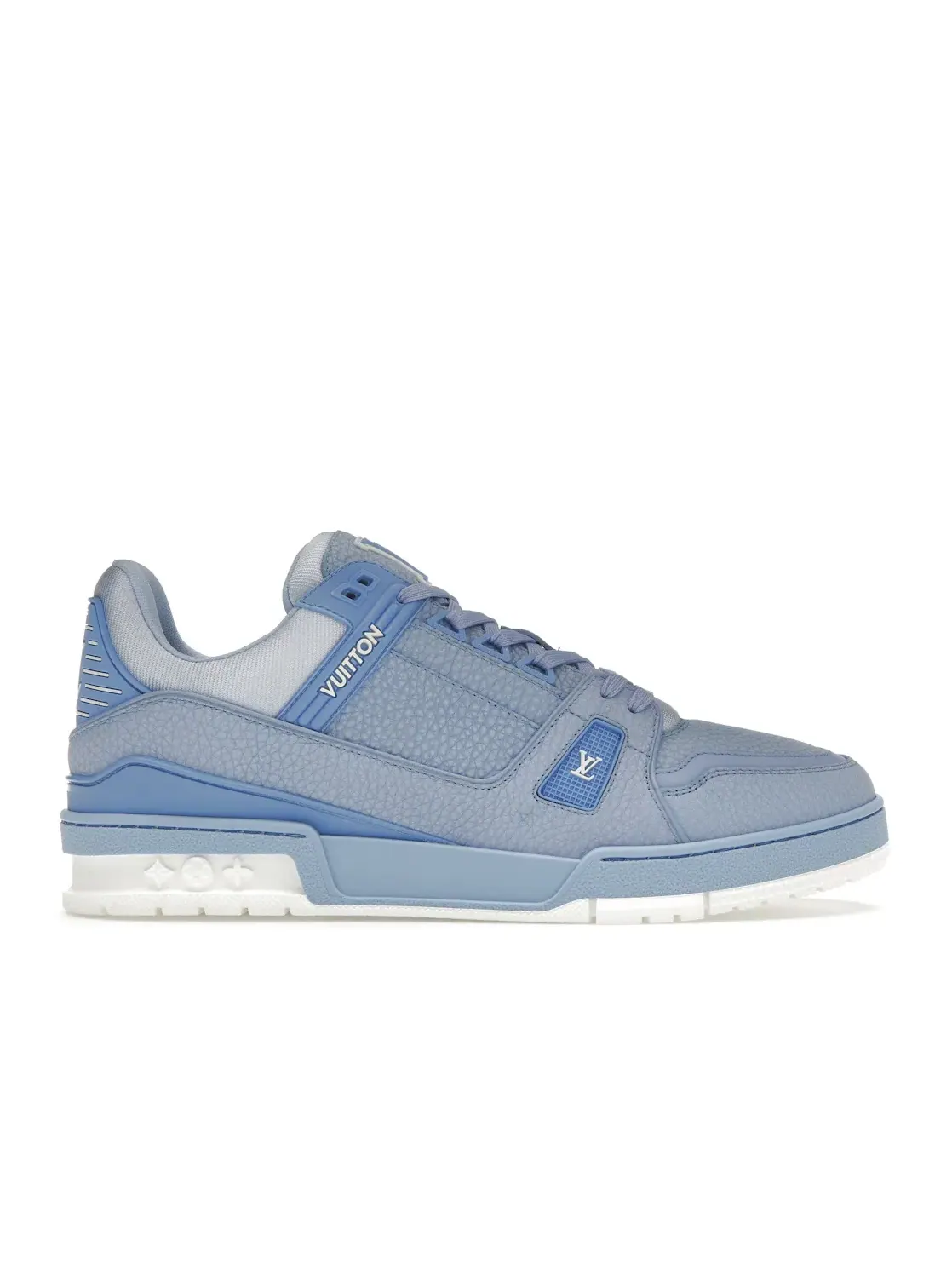Мужские кроссовки LV Trainer Louis Vuitton — изображение 1 из 4, светлый синий белый