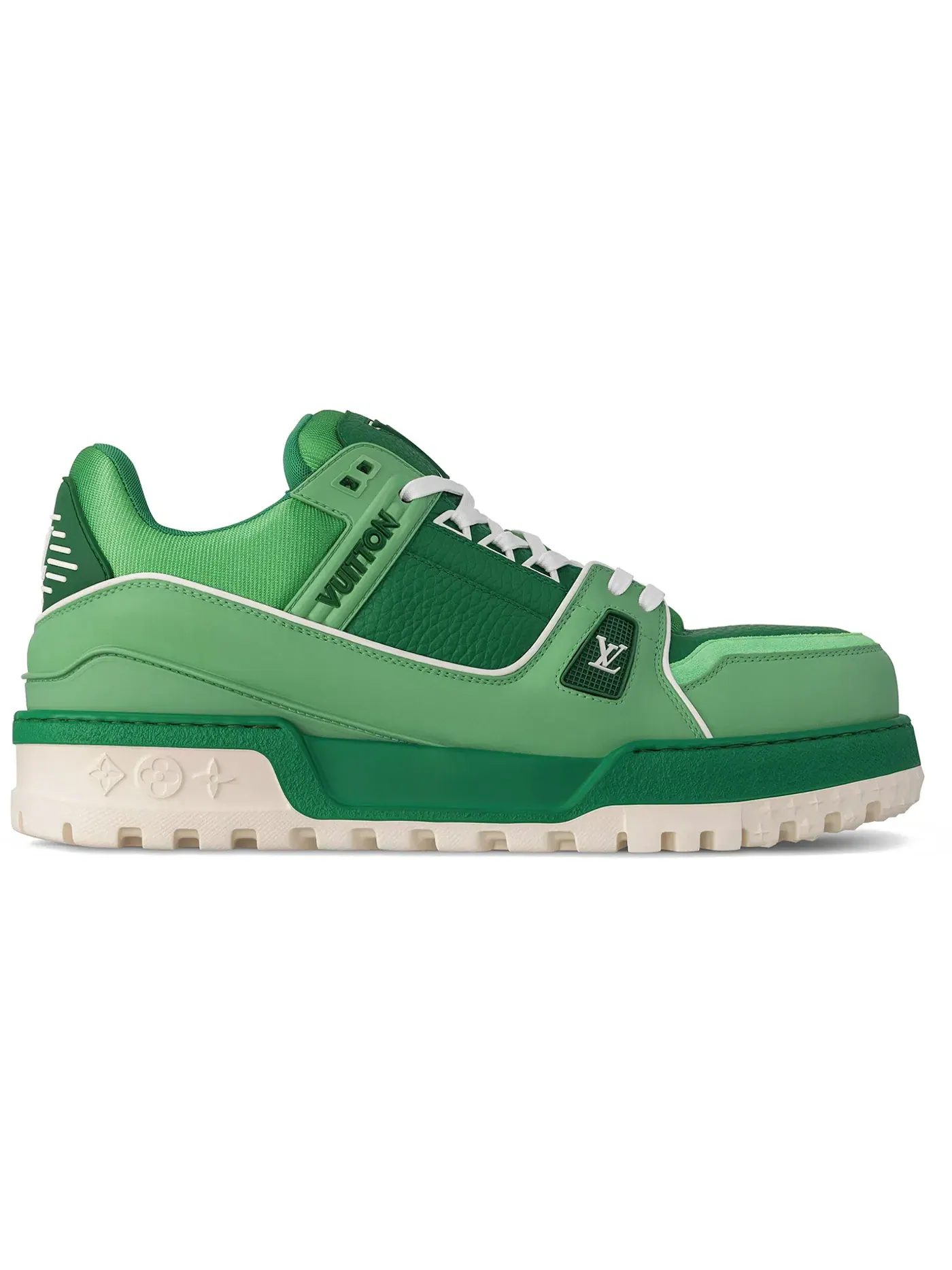 Мужские кроссовки Louis Vuitton LV Trainer Maxi — изображение 1 из 1, зеленый