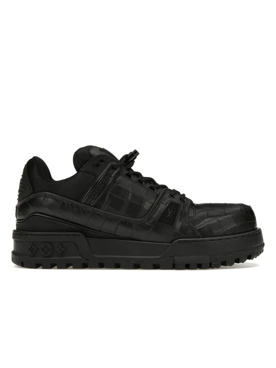Мужские кроссовки с массивной подошвой Louis Vuitton LV Trainer Maxi Sneaker — изображение 1 из 4, черный