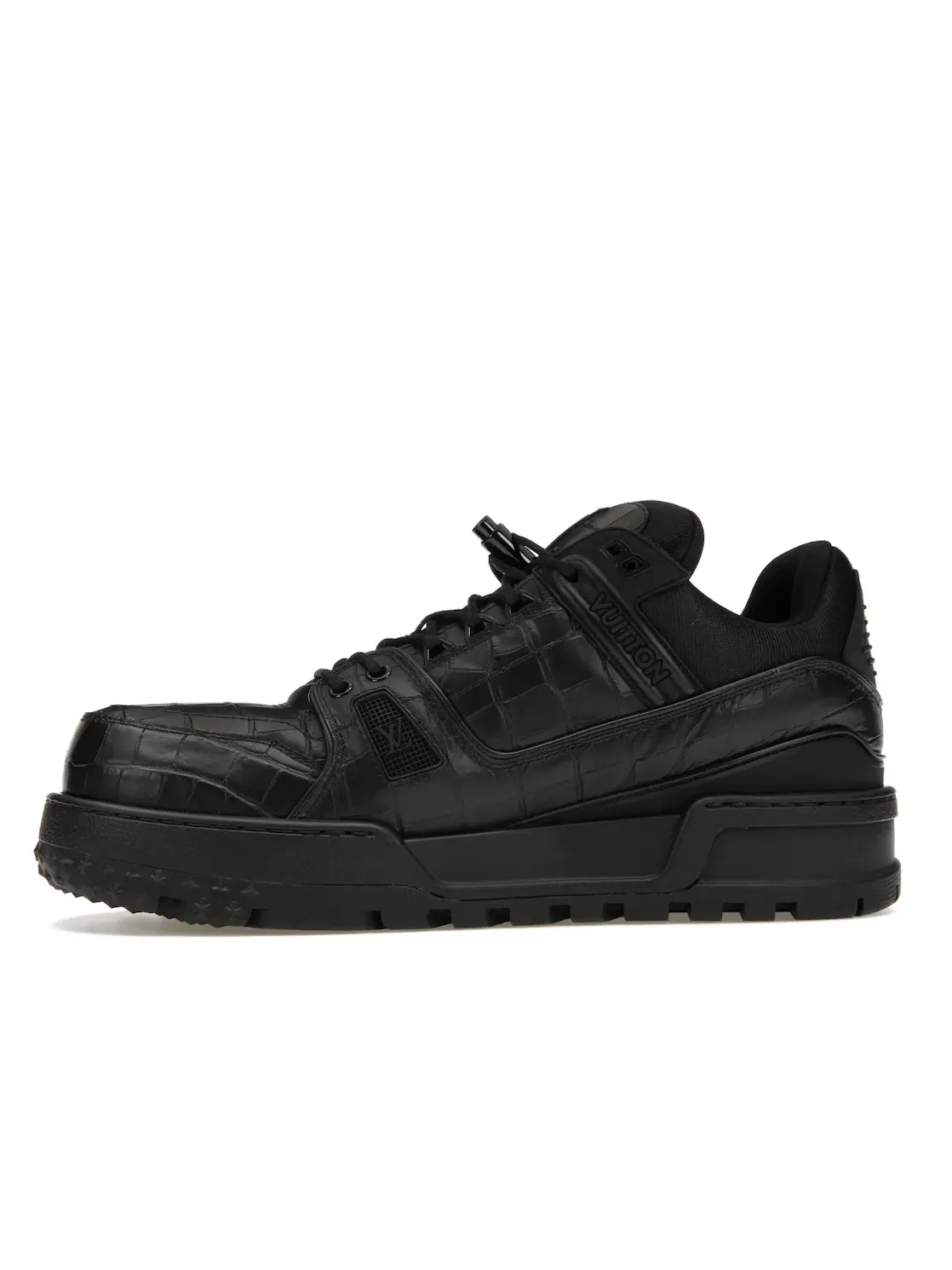 Мужские кроссовки с массивной подошвой Louis Vuitton LV Trainer Maxi Sneaker — изображение 3 из 4, черный