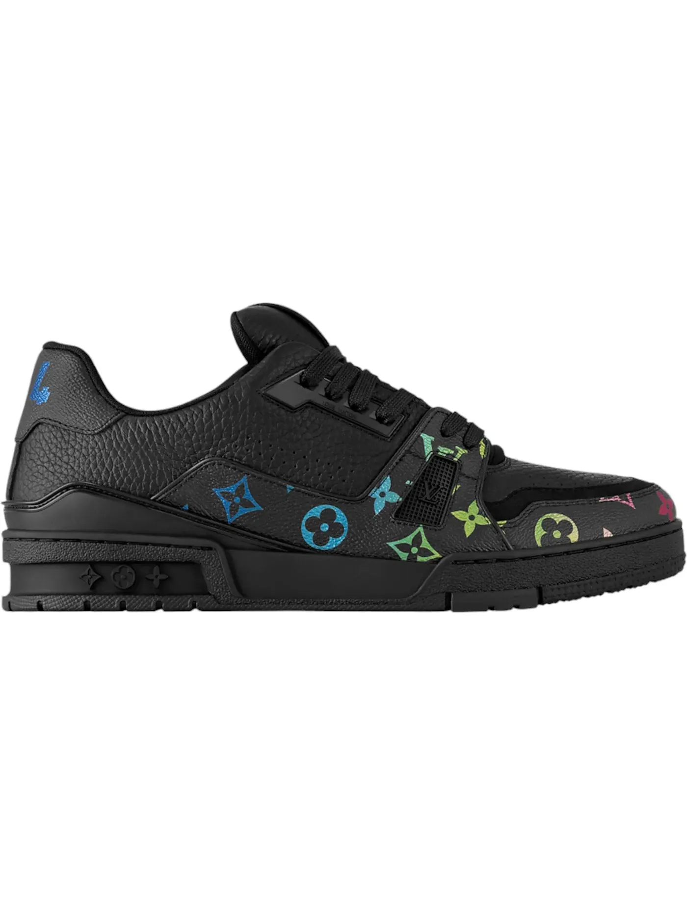Мужские кроссовки с монограммой Louis Vuitton Lv Trainer Monogramm Louis Vuitton — изображение 1 из 1, черный/мульти