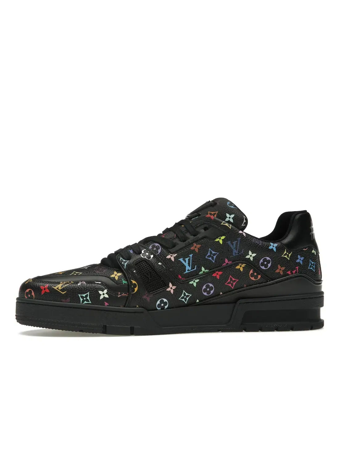 Мужские кроссовки с принтом Louis Vuitton LV Trainer Louis Vuitton — изображение 3 из 4, черный/мульти