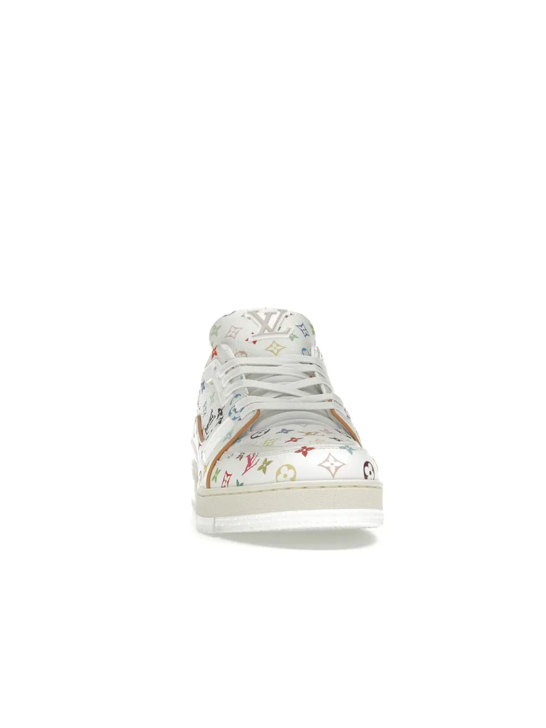 Женские кроссовки с принтом Louis Vuitton LV Trainer — изображение 2 из 4, белый/мульти