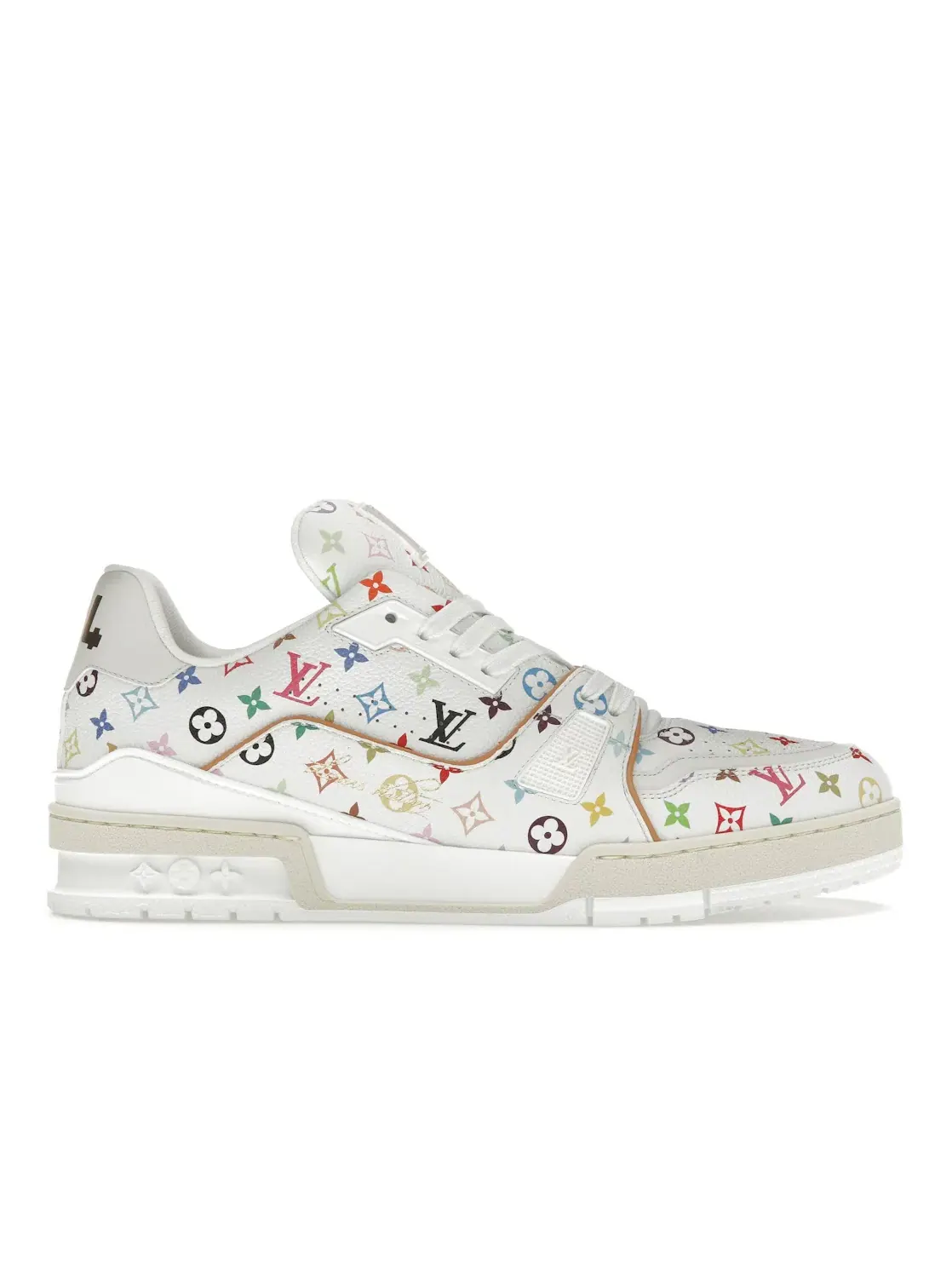 Мужские кроссовки Takashi Murakami Louis Vuitton — изображение 1 из 4, белый мульти