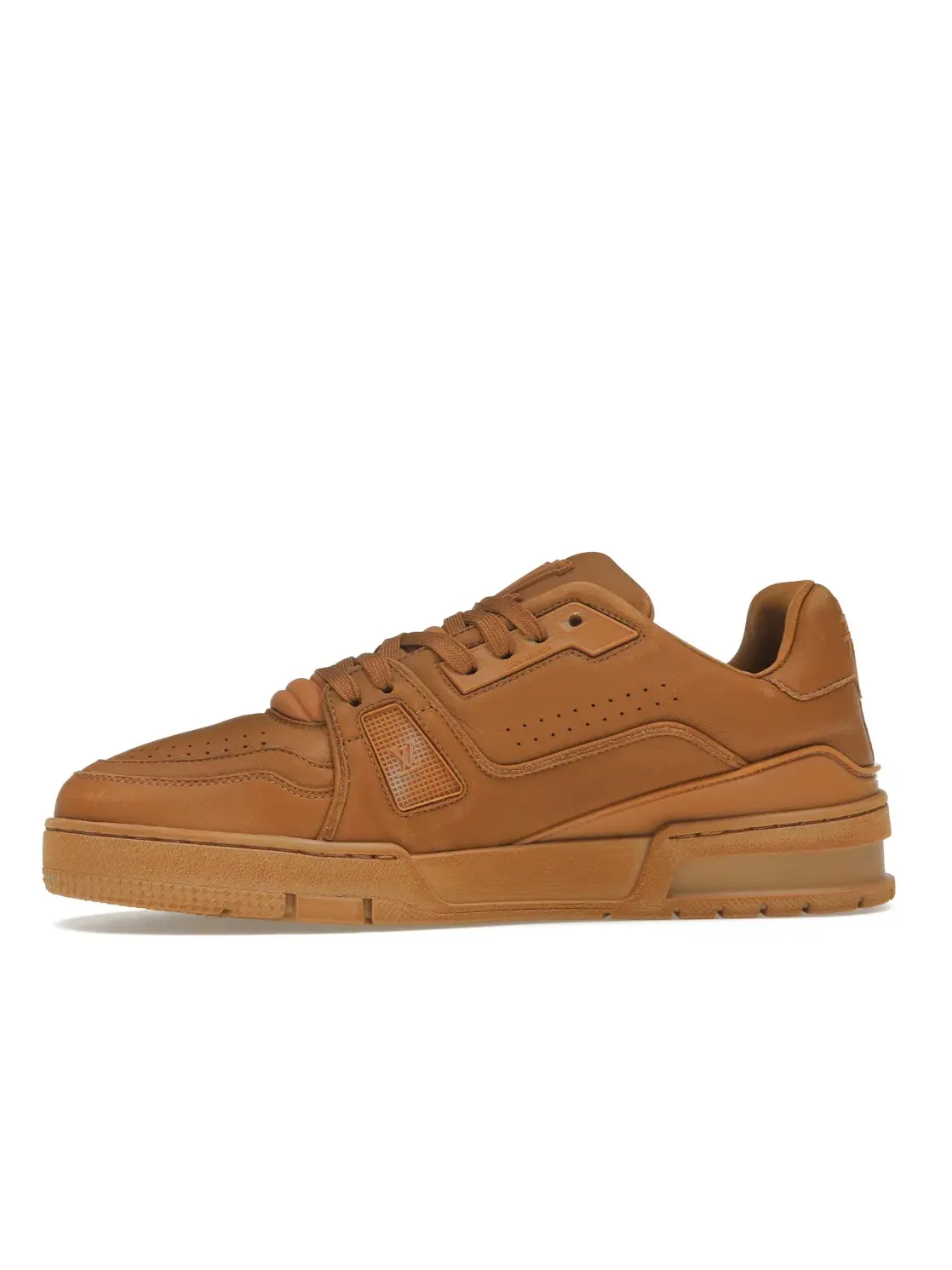Мужские кроссовки Louis Vuitton LV Trainer — изображение 3 из 4, коньячный коричневый