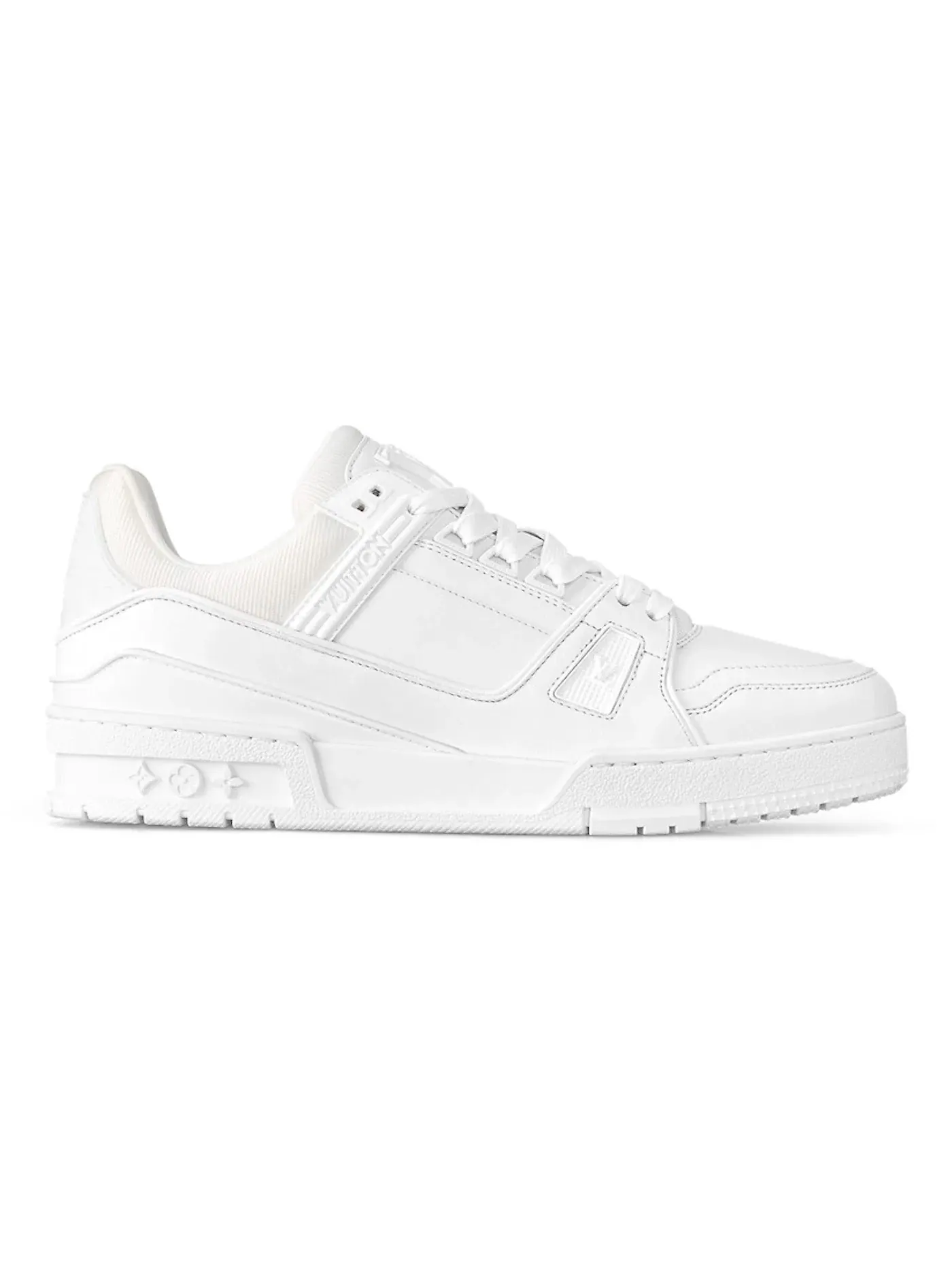 Женские кроссовки с дизайном Louis Vuitton LV Trainer Louis Vuitton — изображение 1 из 1, белый/белый