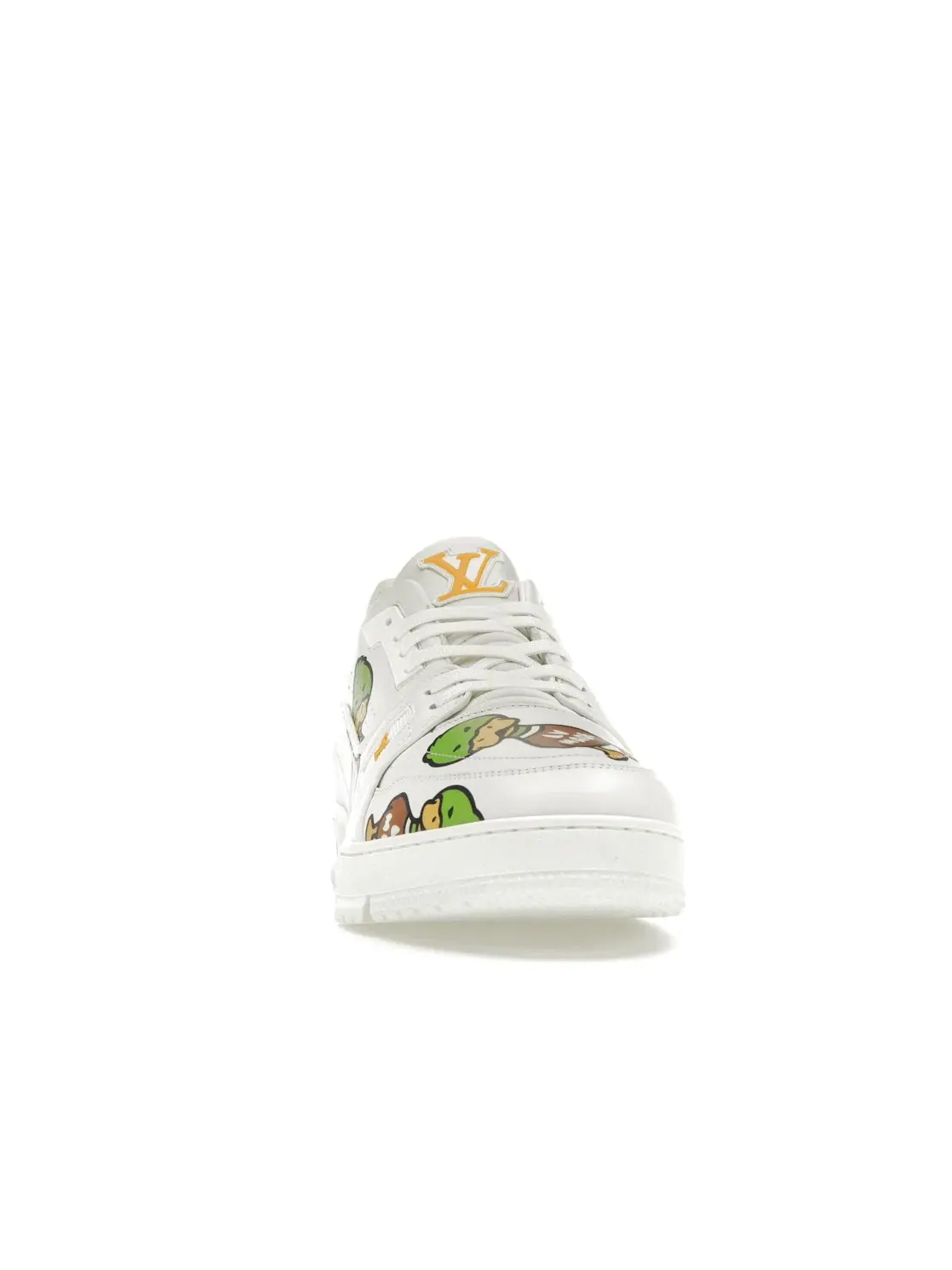 Мужские кроссовки с принтом Louis Vuitton LV Trainer x Nigo Duck Louis Vuitton — изображение 2 из 4, мульти