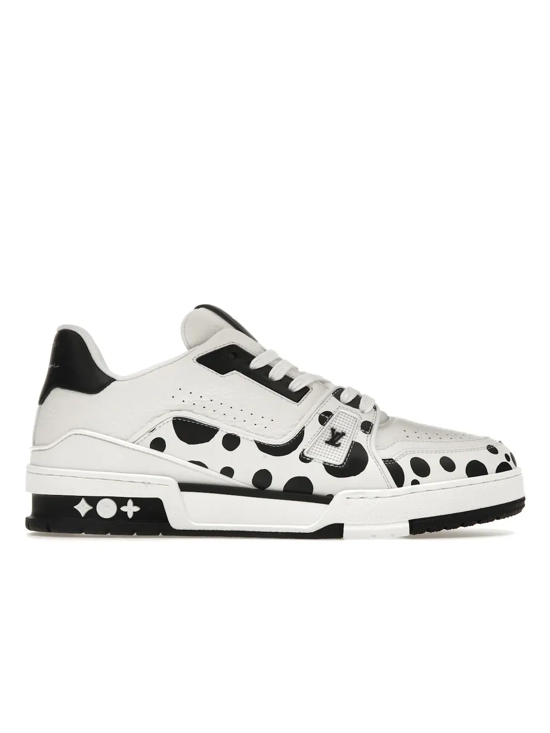 Мужские кроссовки с принтом Louis Vuitton LV Trainer — изображение 1 из 4, черный/белый